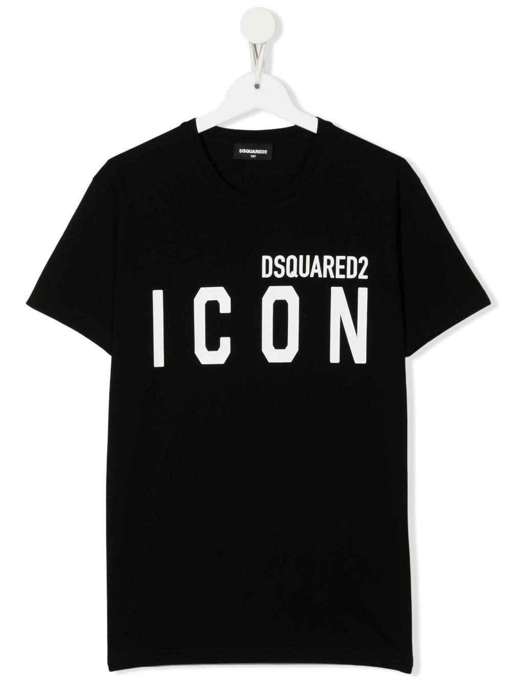 Kids Black Dsquared2 Icon T-shirt