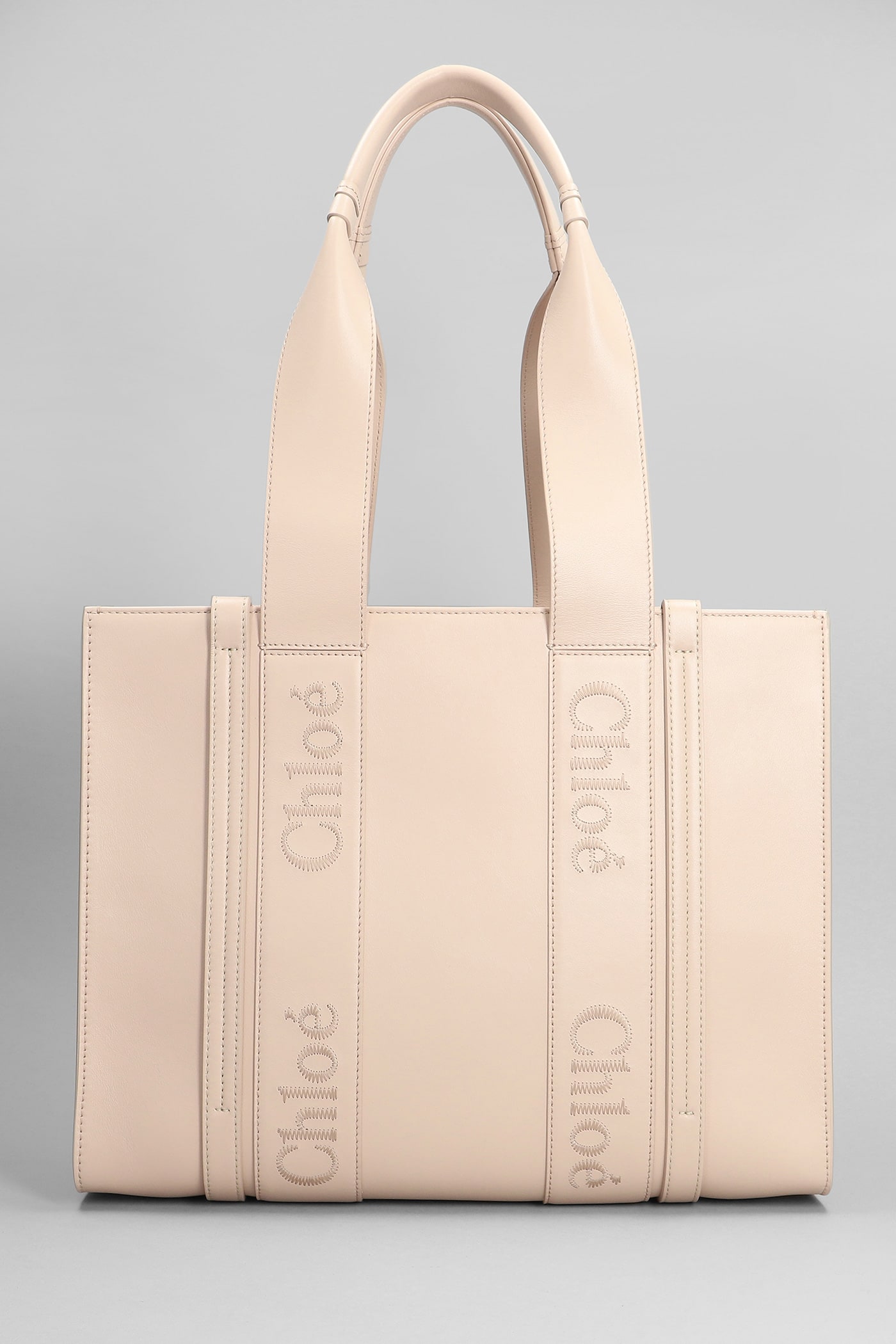 Chloé Tote In Rose-pink Leather