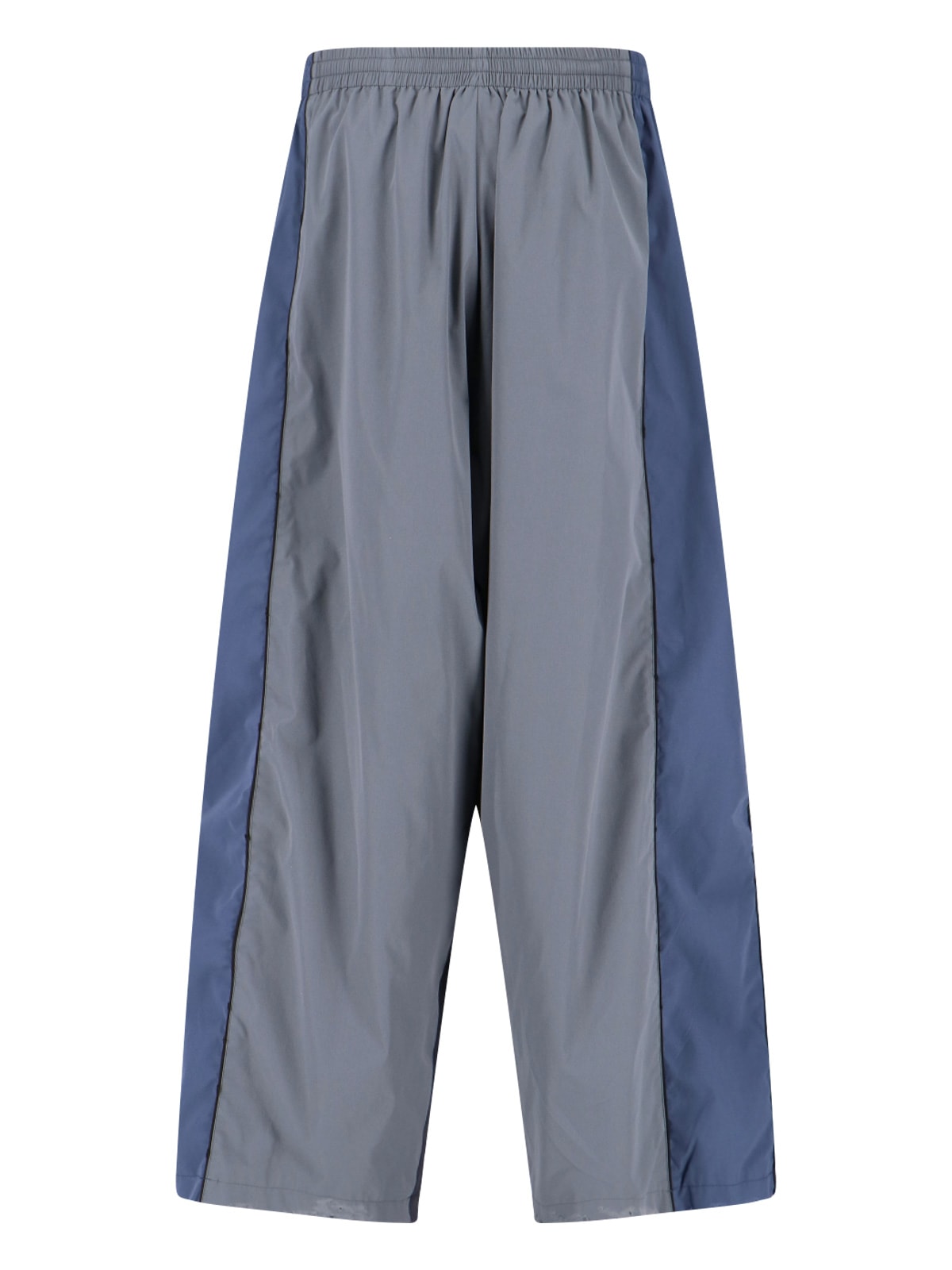 Balenciaga Sporty Trousers Featuring Side Stripes In Blue