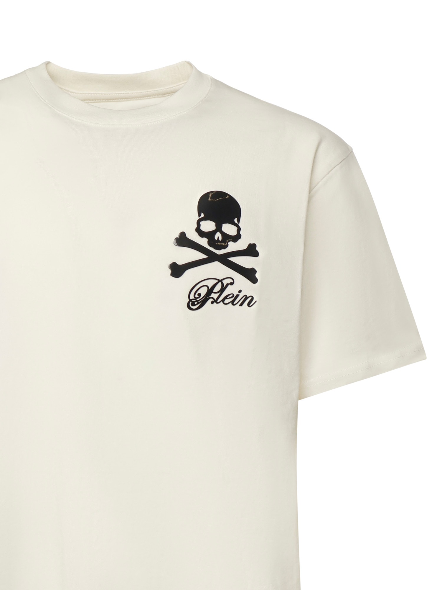 Philipp Plein Skull Bones-print T-shirt In White