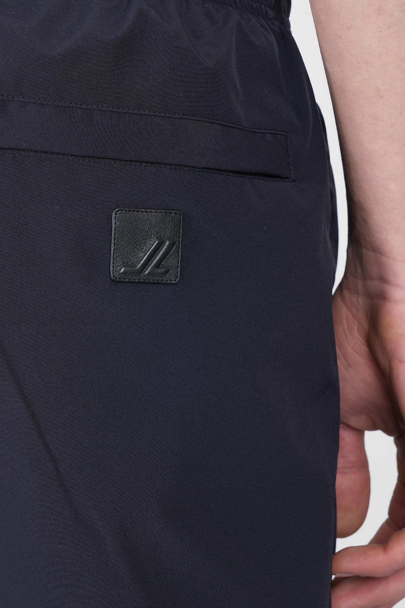 Lanvin Shorts In Blue Polyester