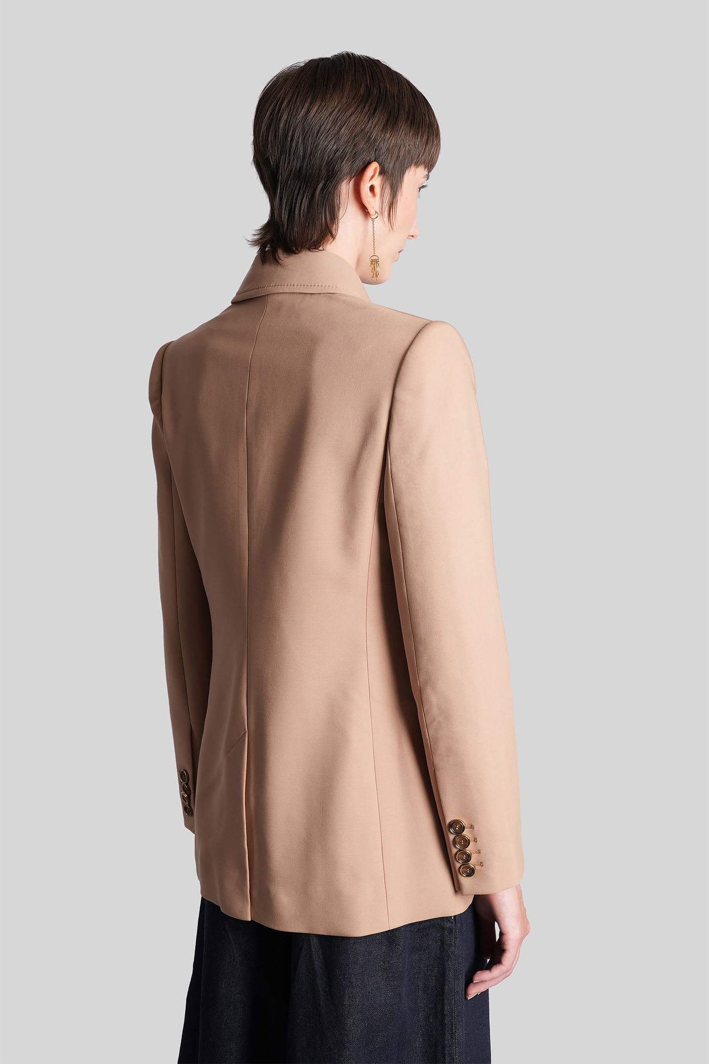 Zimmermann Blazer In Camel Wool In Brown