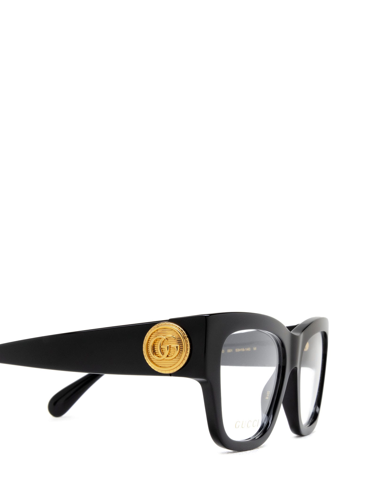 Shop Gucci Gg1410o Black Glasses