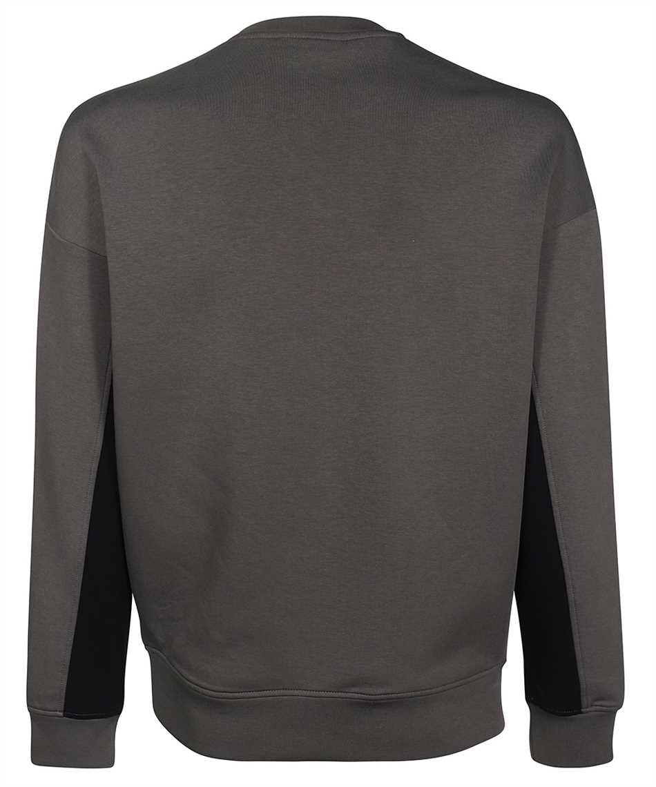 Shop Emporio Armani Logo Sweatshirt In Grey