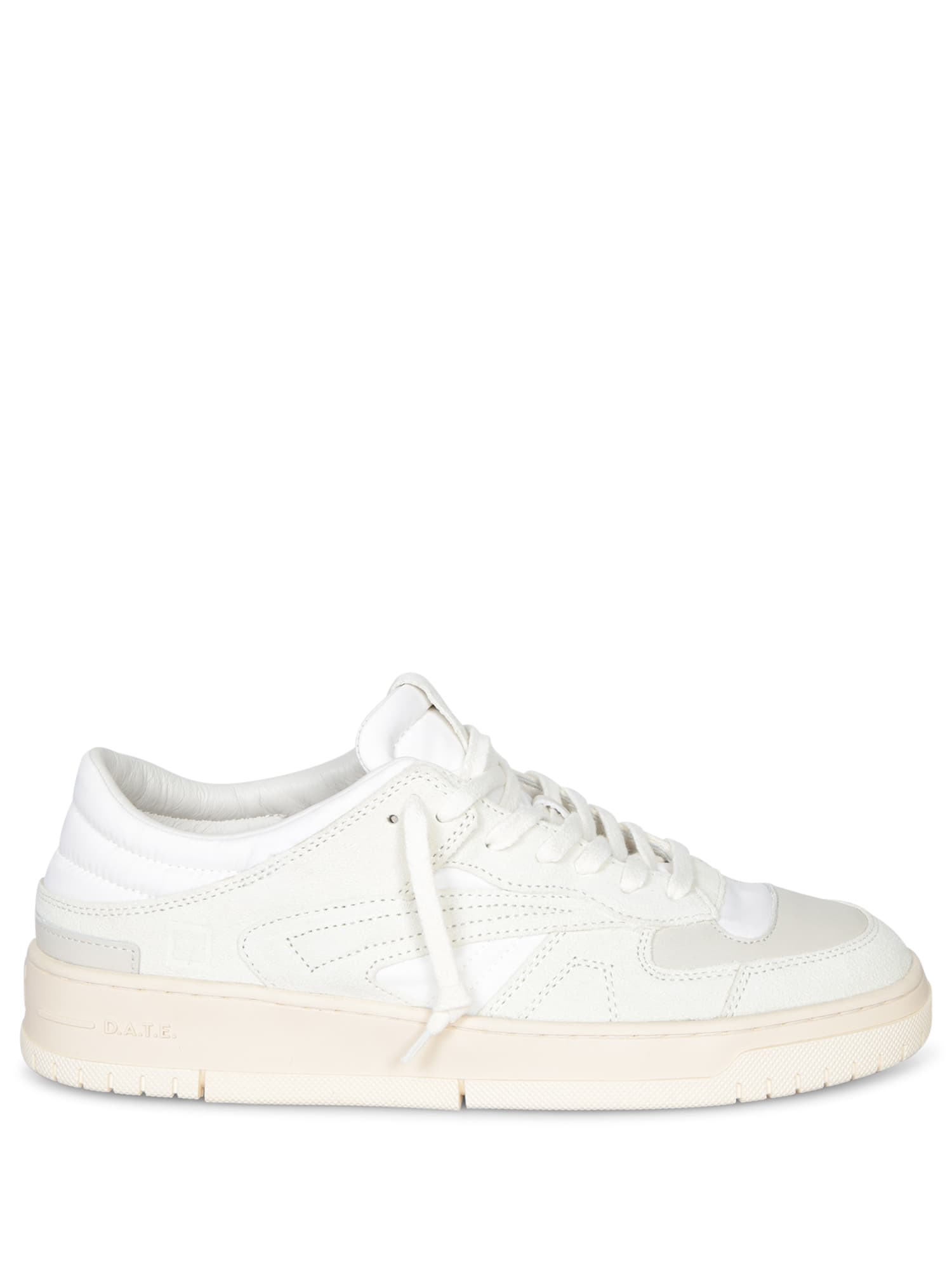 D. A.T. E. Torneo Collar White Sneakers