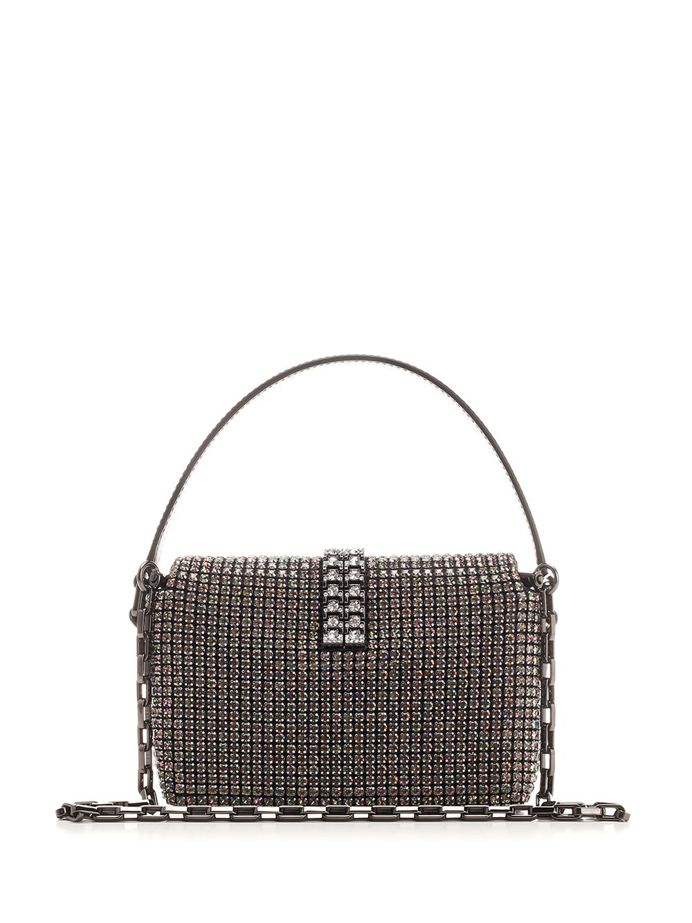 SELF-PORTRAIT RHINESTONES EMBELLISHED BOW BAG 