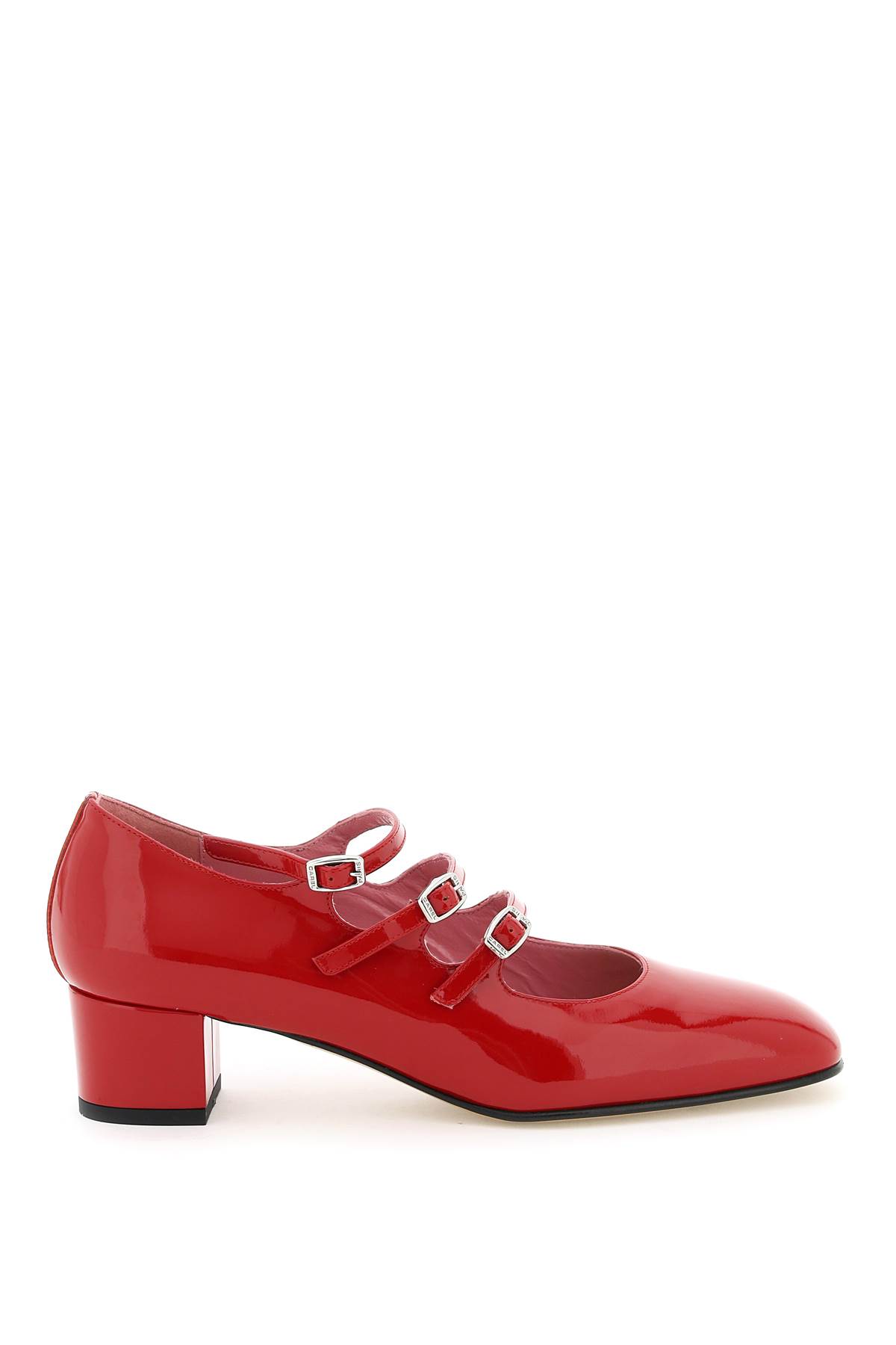 Shop Carel Patent Leather Kina Mary Jane In Red