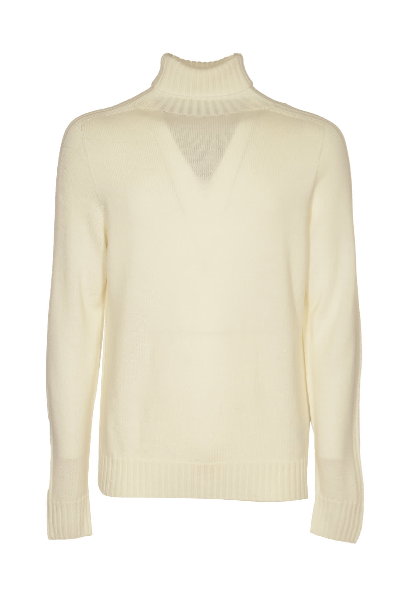 DONDUP TURTLENECK RIB TRIM KNIT PULLOVER 