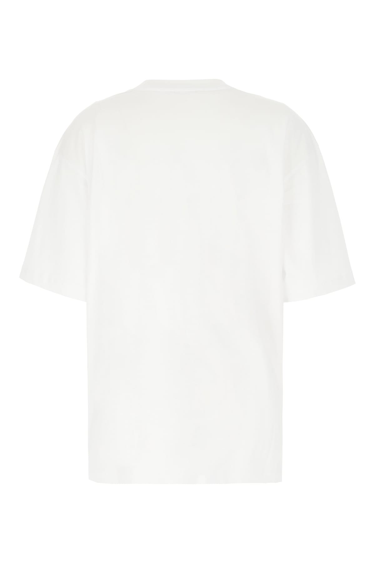 Shop Marni White Cotton T-shirt In Lily White