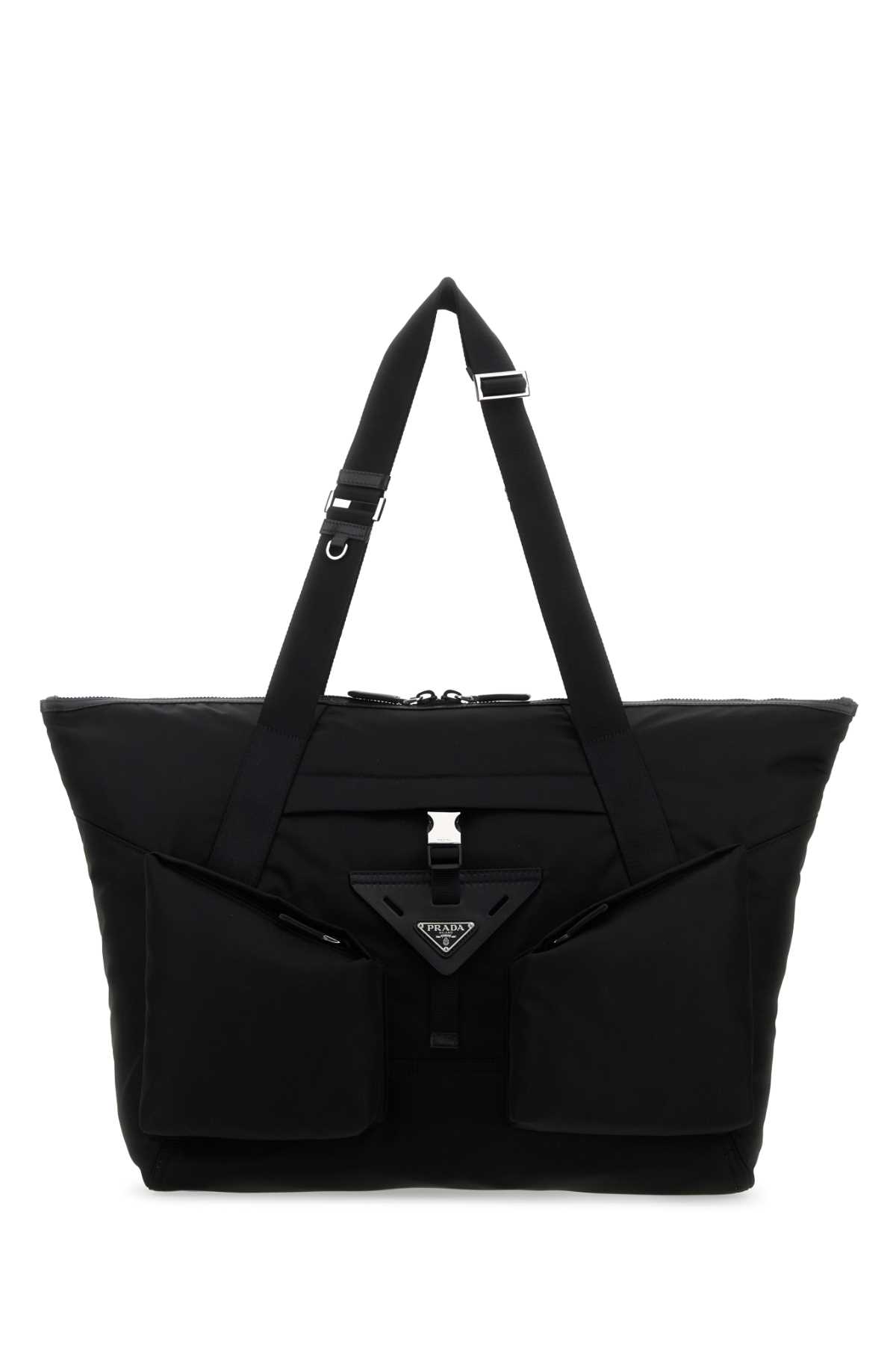 Black Nylon Shopping Bag