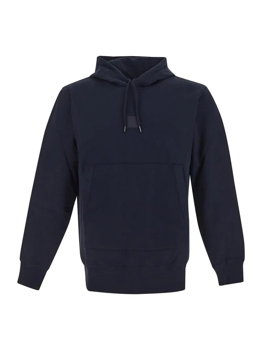 C.p. Company Cotton Hoodie In Navy