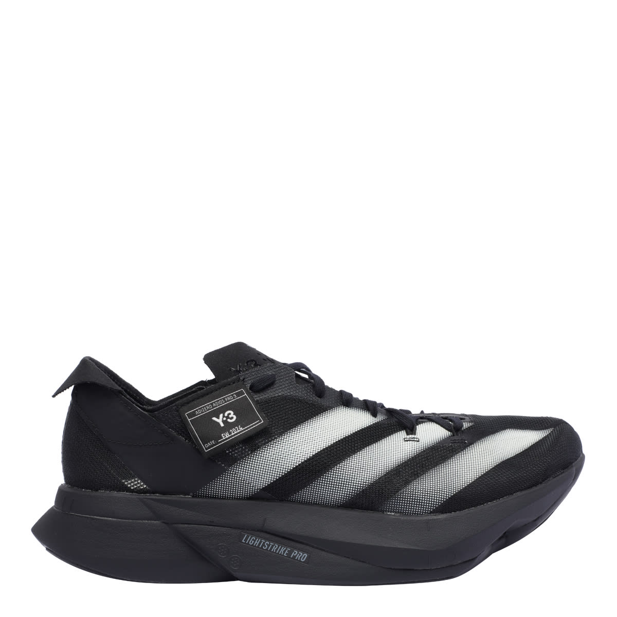 Shop Y-3 Adios Pro 3.0 Sneakers In Black