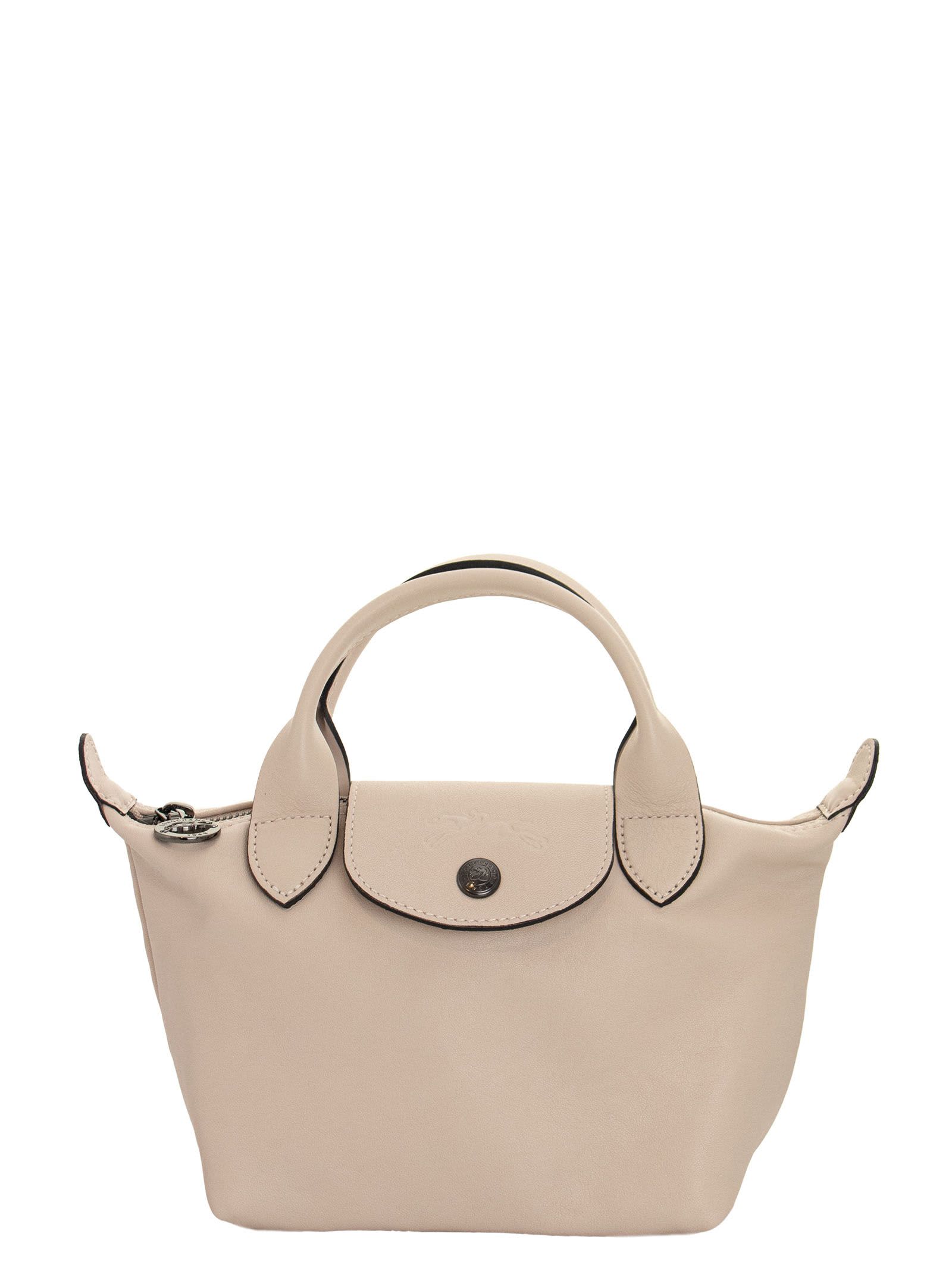longchamp le pliage light pink