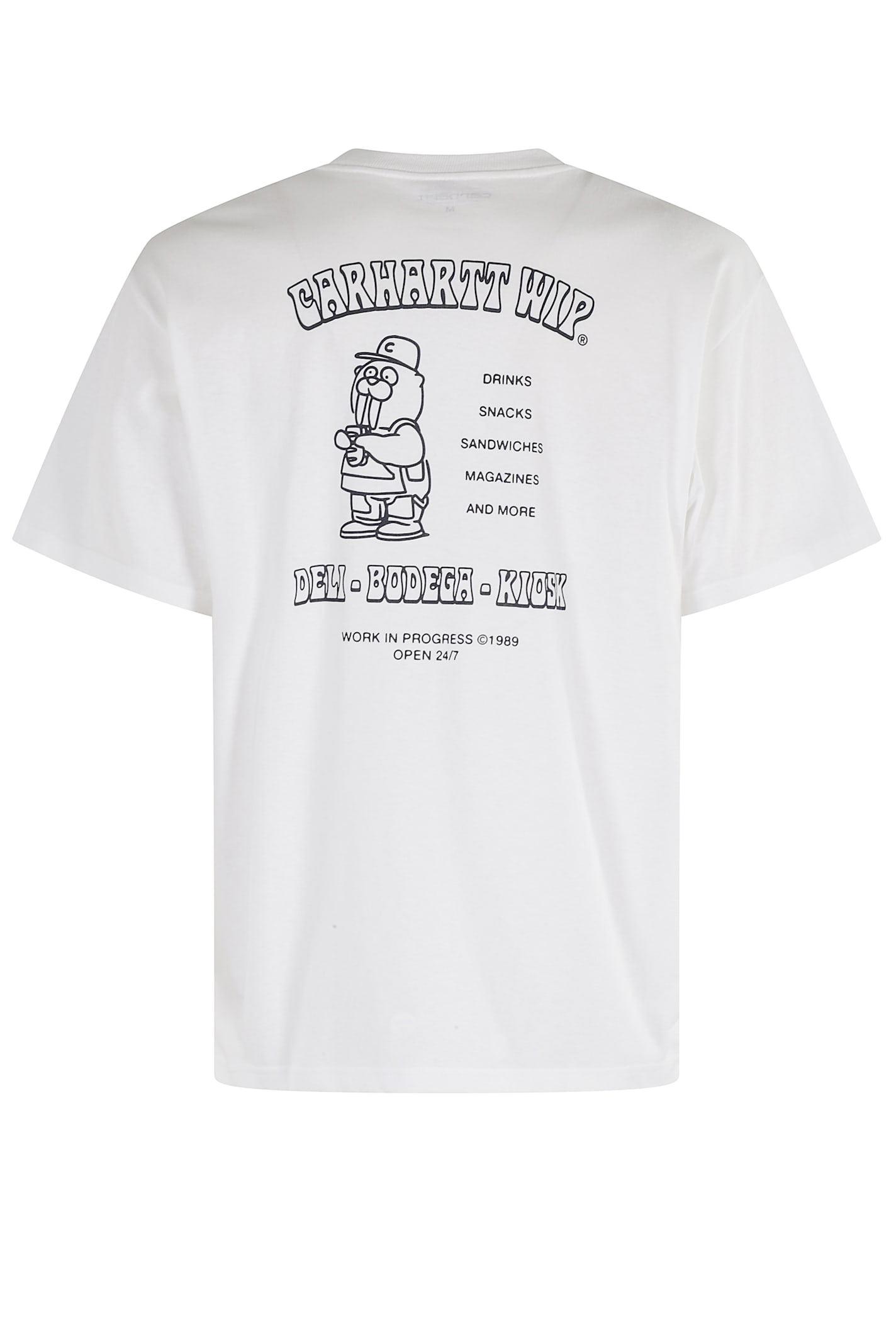 Carhartt Carhatt Wip Sandwich Short Sleeve Graphic Tee In White