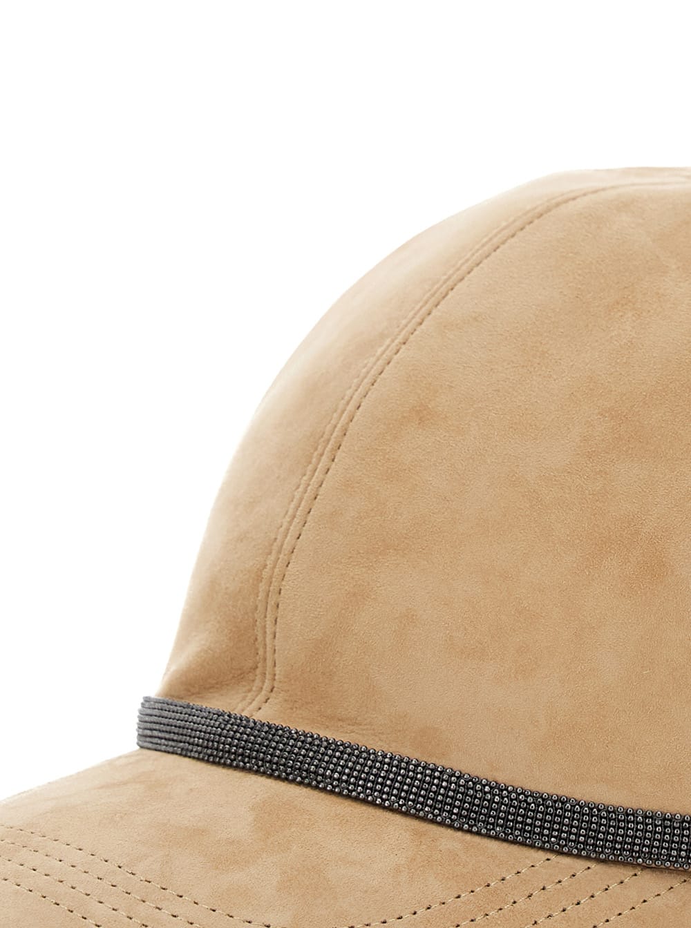 Shop Brunello Cucinelli Cappello Di Pelle In Beige