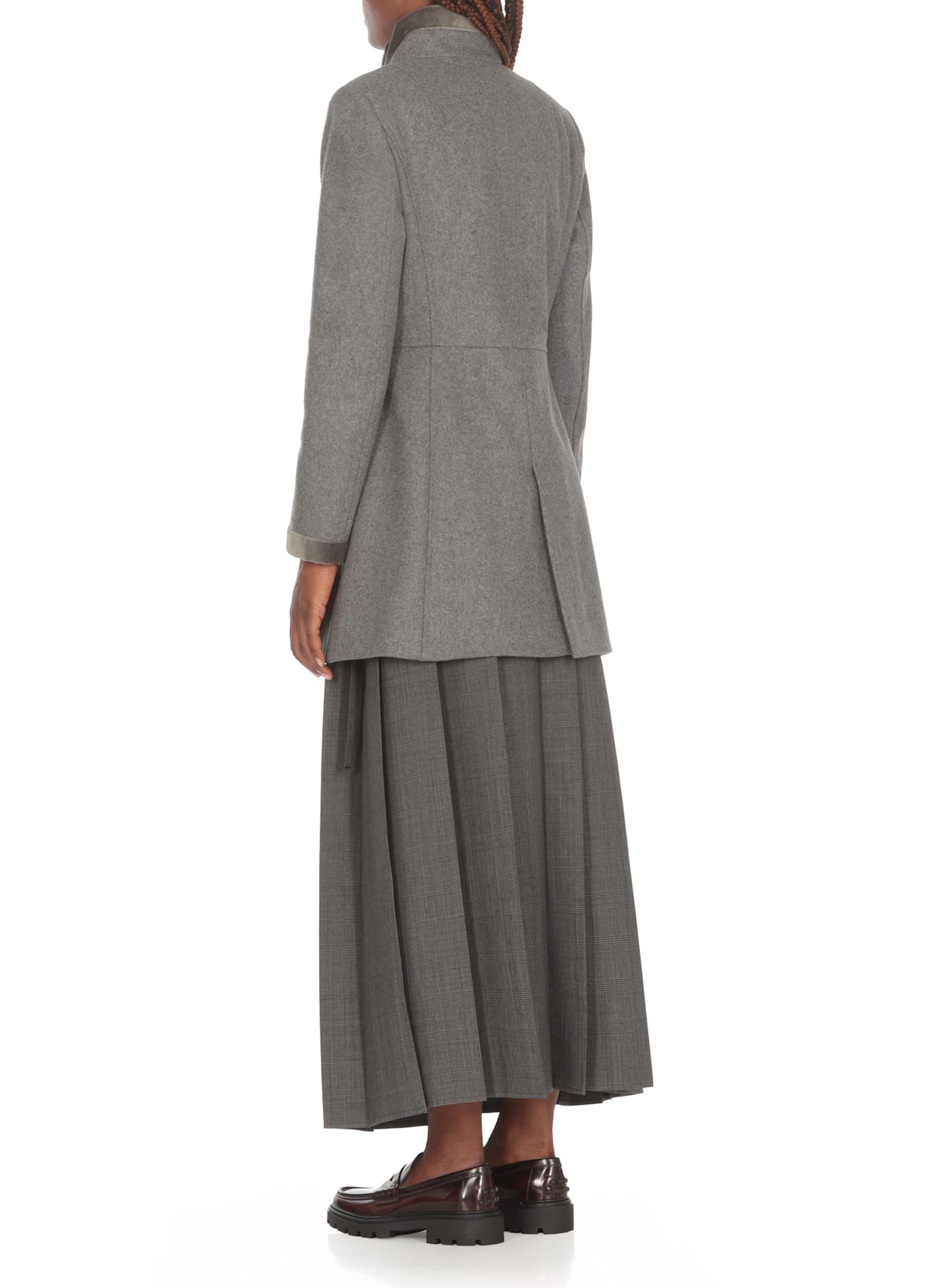 Shop Fay Virginia Coat In Grey