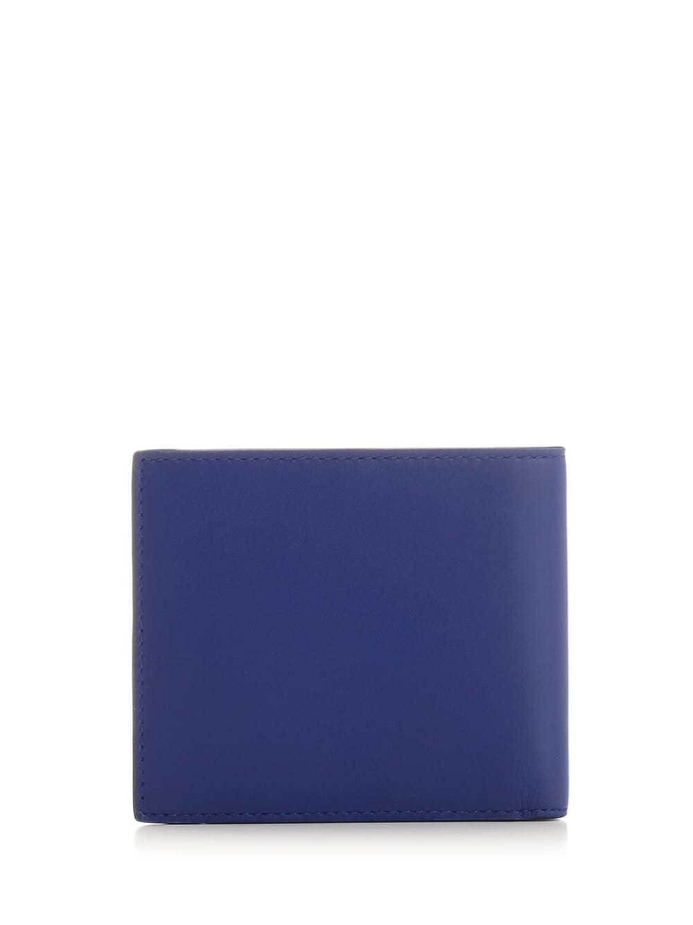 Burberry Ekd Bi-fold Wallet In Blue