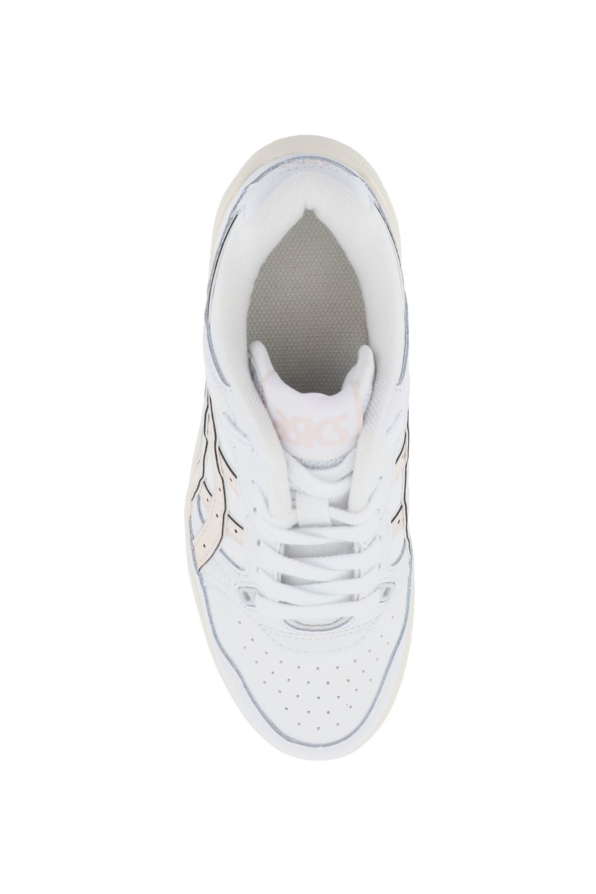 Shop Asics Ex89 Sneakers In White Mineral Beige (white)