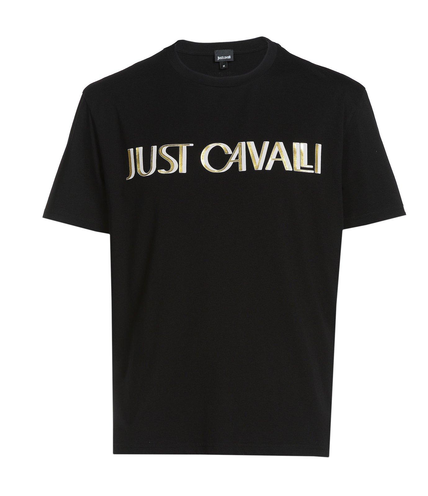Just Cavalli Logo Printed Crewneck T-shirt