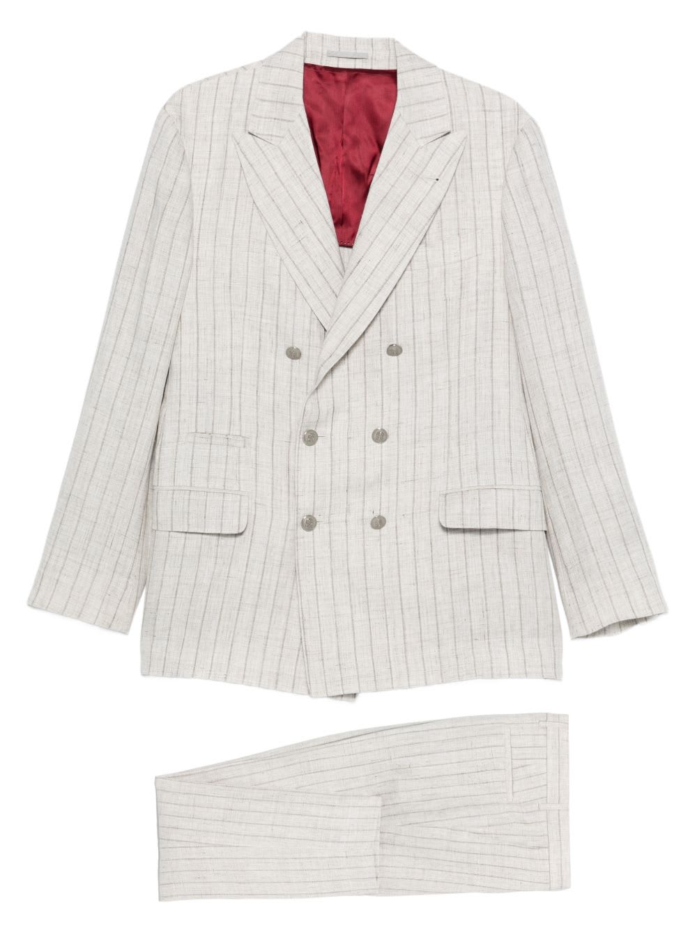 Brunello Cucinelli Linen Double-breasted Suit