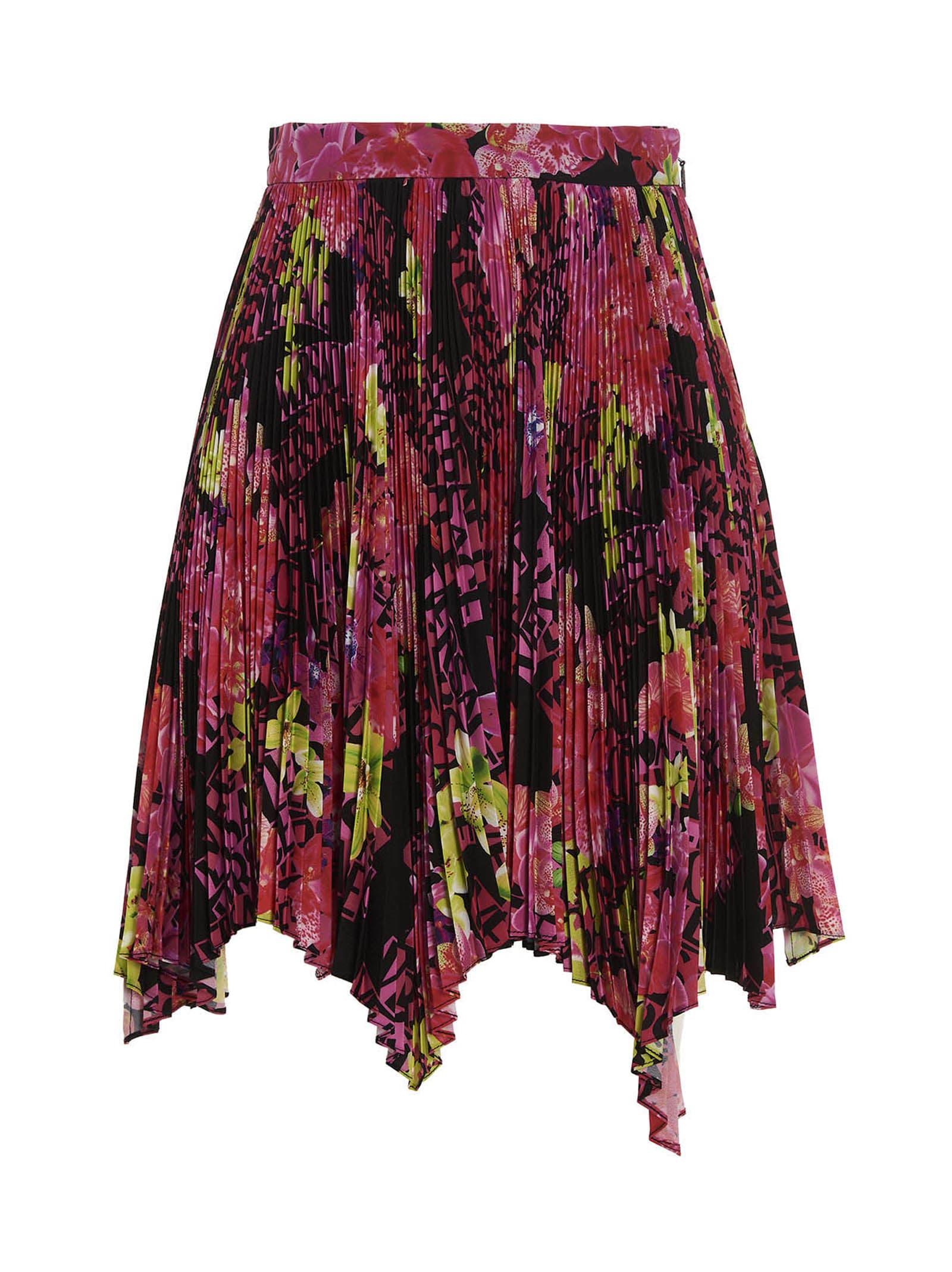 Shop Versace Orchid  Skirt In Fuchsia