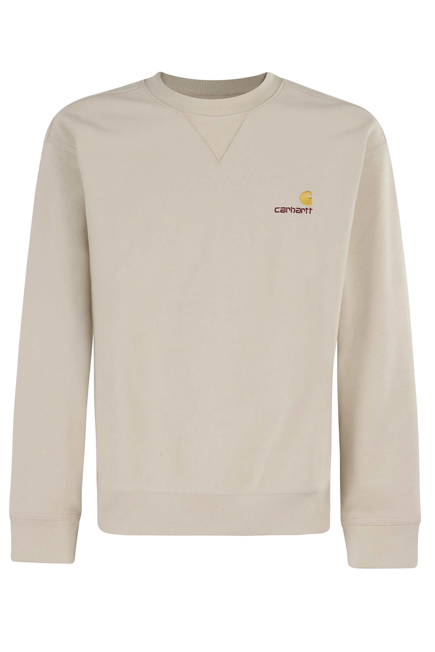 Carhartt American Script Sweatshirt In Neutral