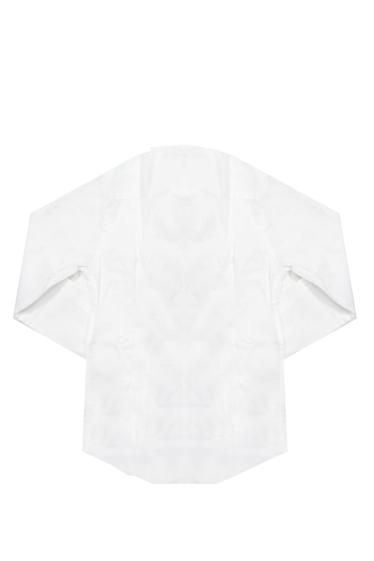 Shop Paolo Pecora Cotton Shirt In White