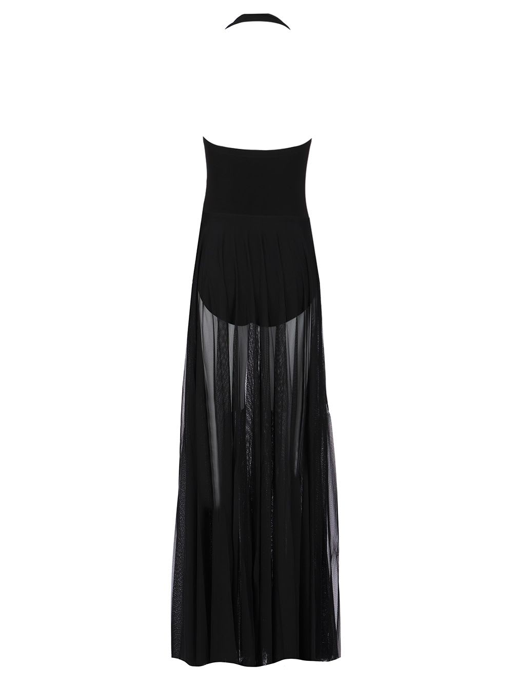 Shop Norma Kamali Cayla Flared Dress In Black