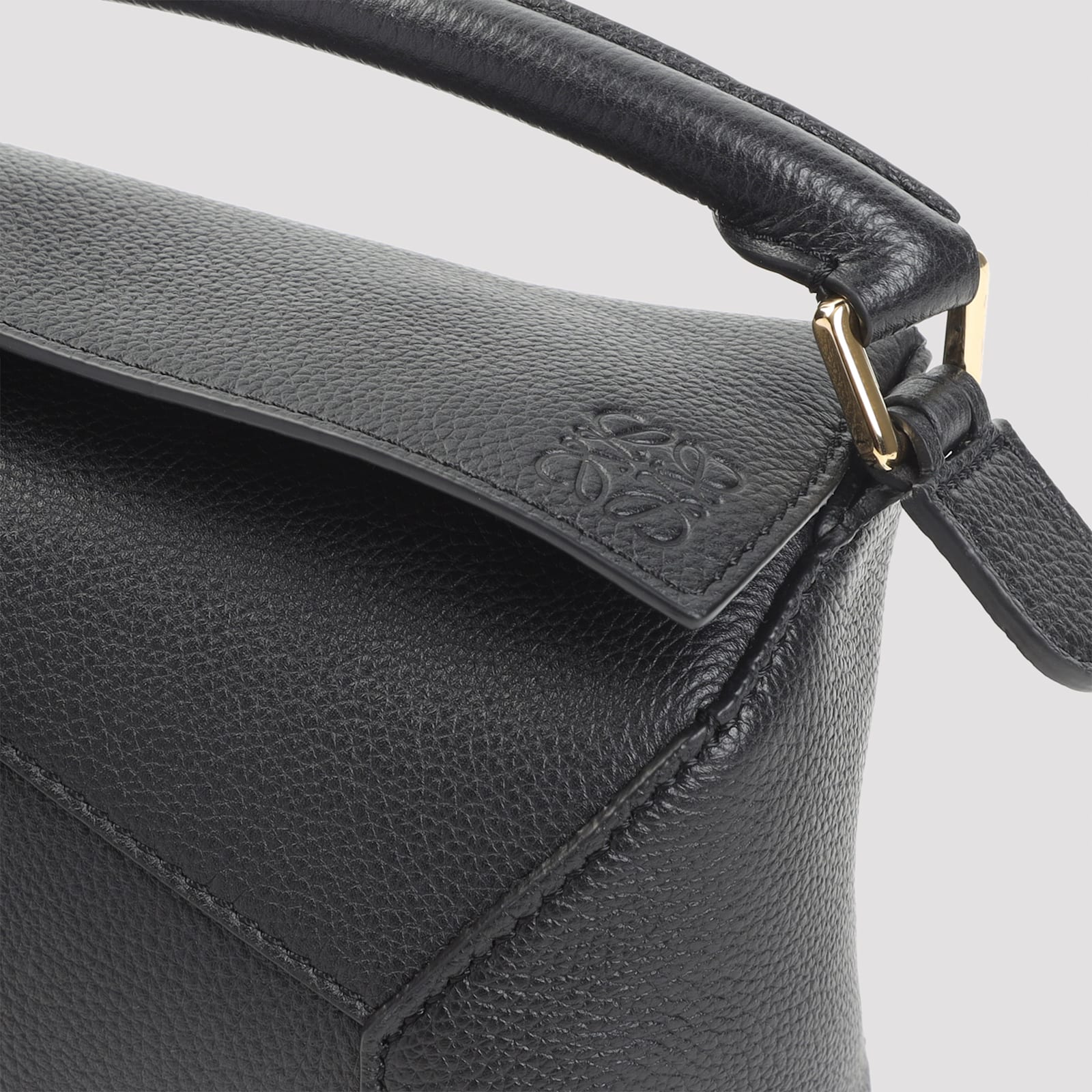 Loewe Puzzle Edge Mini Bag In Black