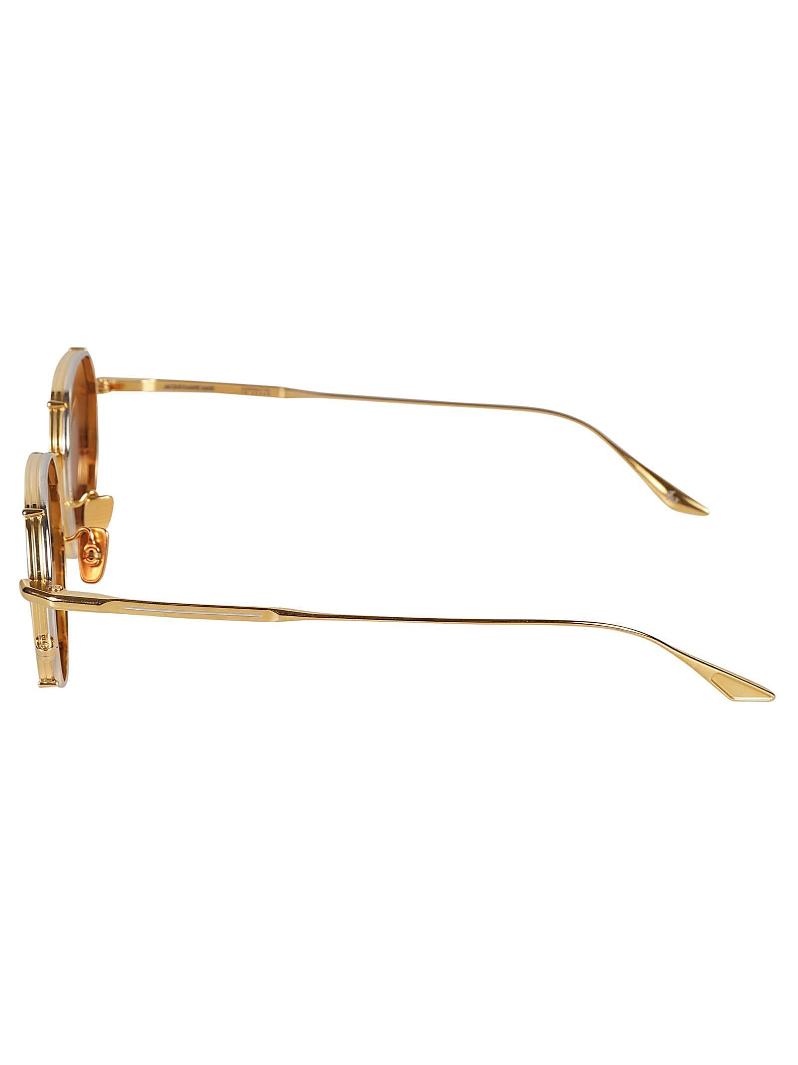 Shop Jacques Marie Mage Hartana Sunglasses Sunglasses In Gold