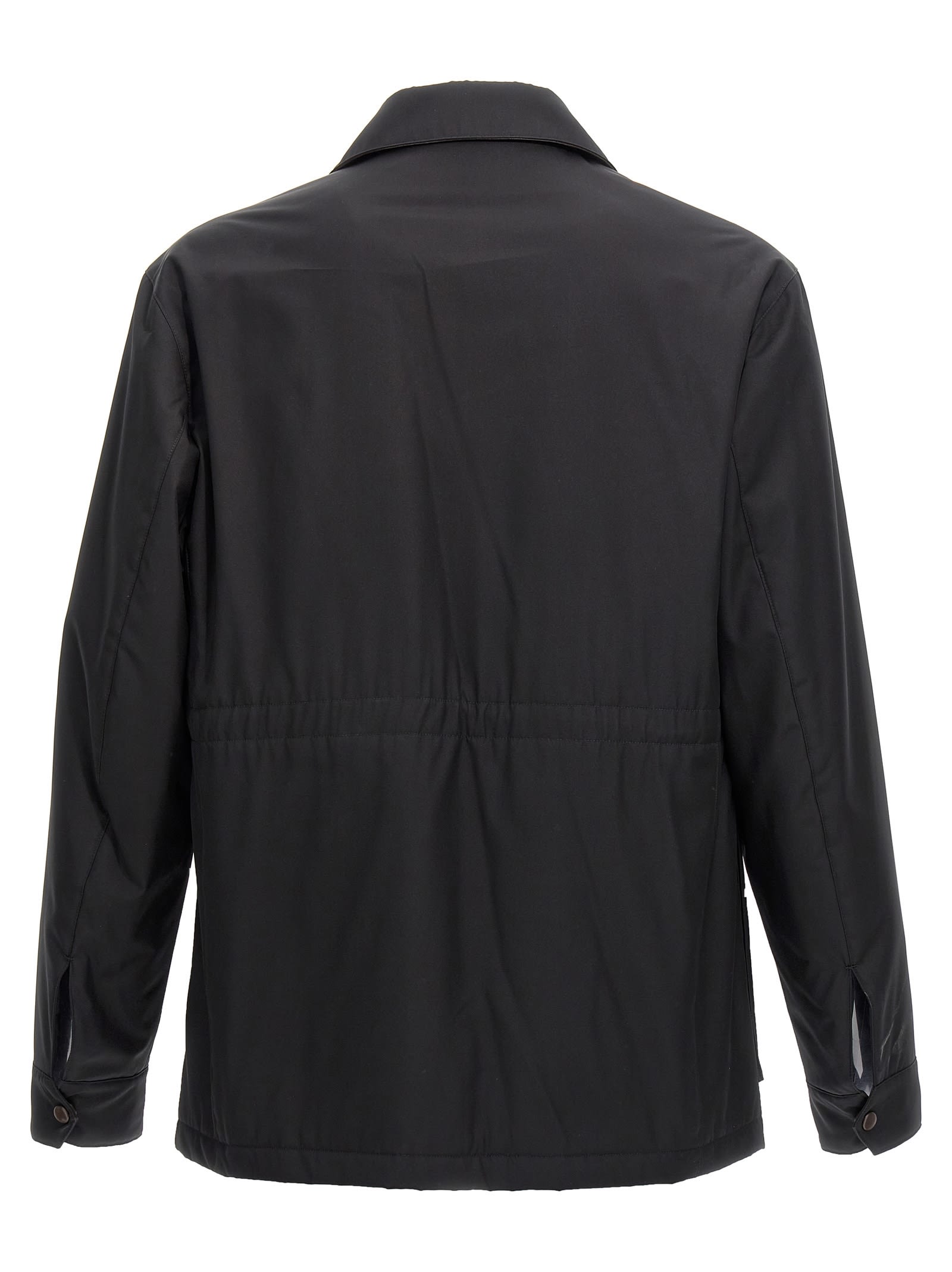 Shop Berluti Padded Travel Jacket In Black