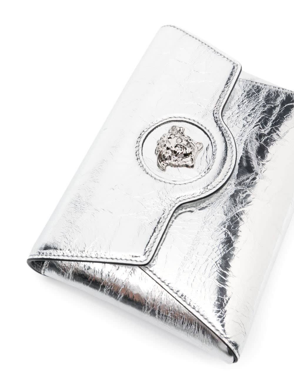 Versace Mini Bag Lamb Leather In P Silver Palladium