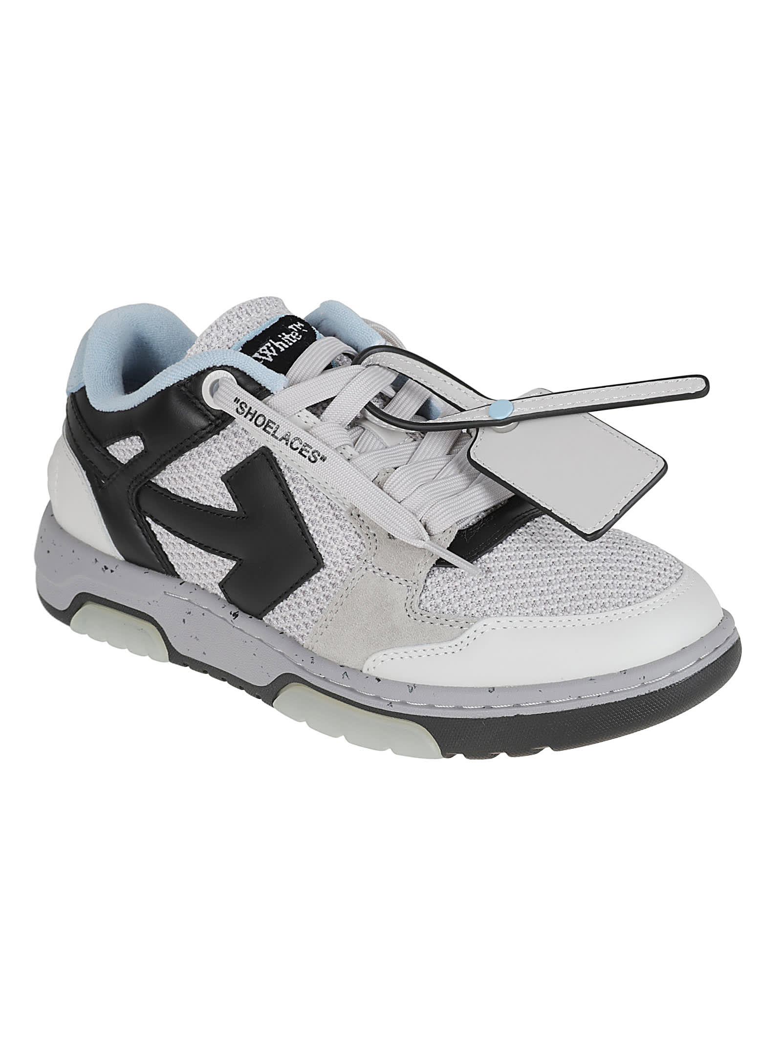 Off-white Slim Out Of Office Sneakers In Grey/black