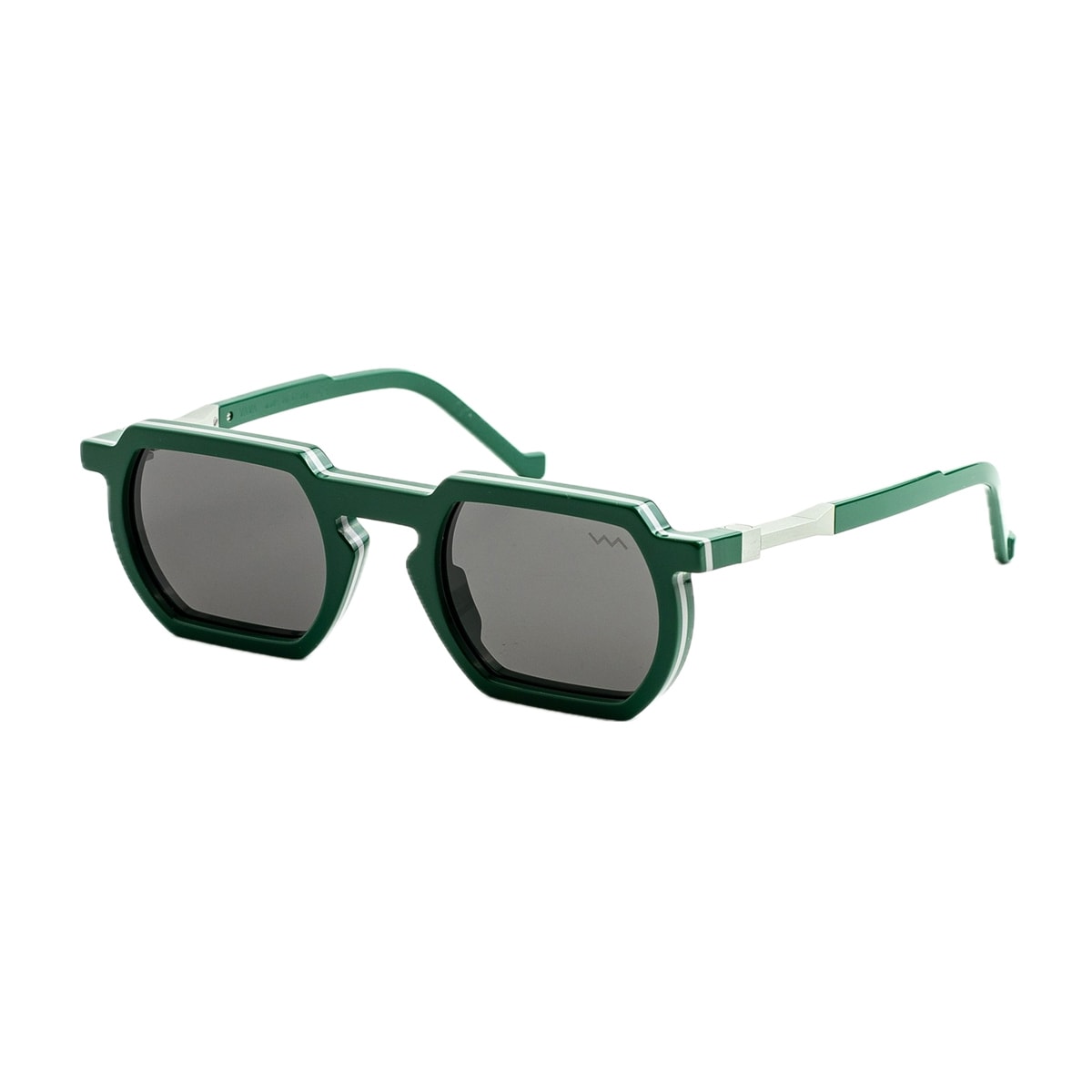 Vava Eyewear Wl0033 White Label Green/light Grey Sunglasses In Green