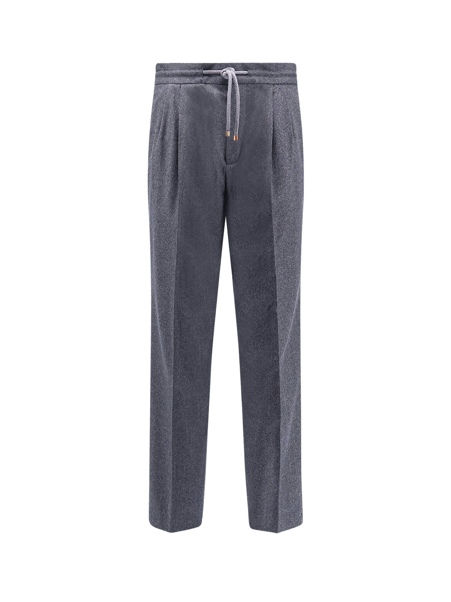 Shop Brunello Cucinelli Trouser In Grey