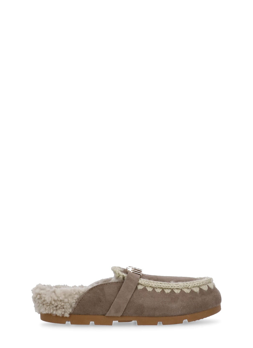 Mou Winter Bio Slide - Logo In Elgry Elephant Grey