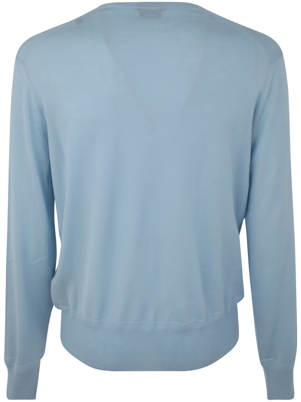 Shop Tom Ford V Neck Sweater In Sky Blue