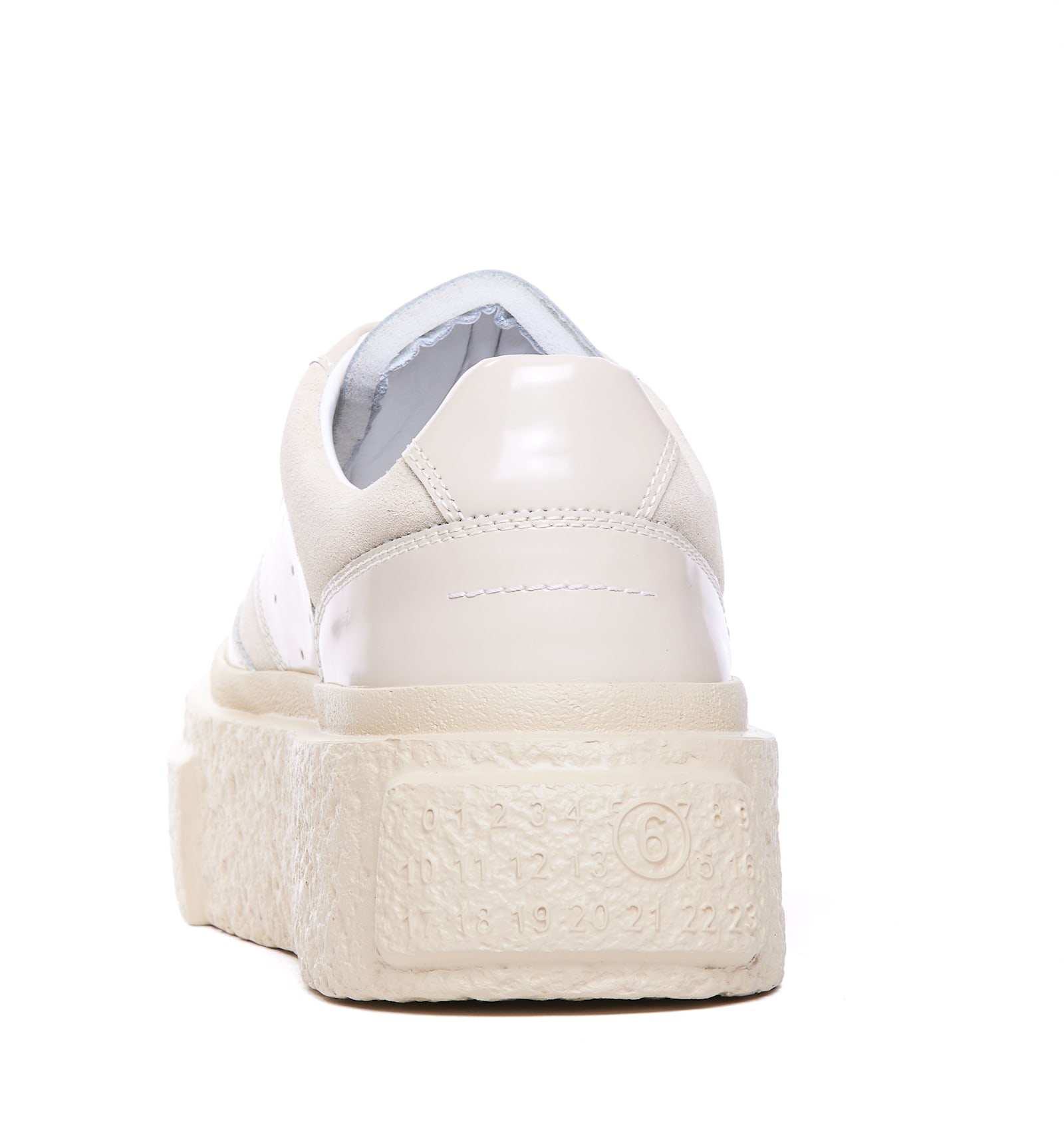 Shop Mm6 Maison Margiela Sneakers In White