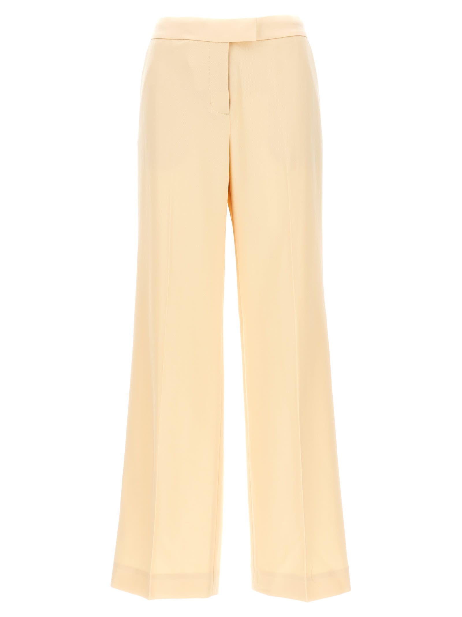 Shop Zimmermann Illustration Straight Tux Pants In Beige