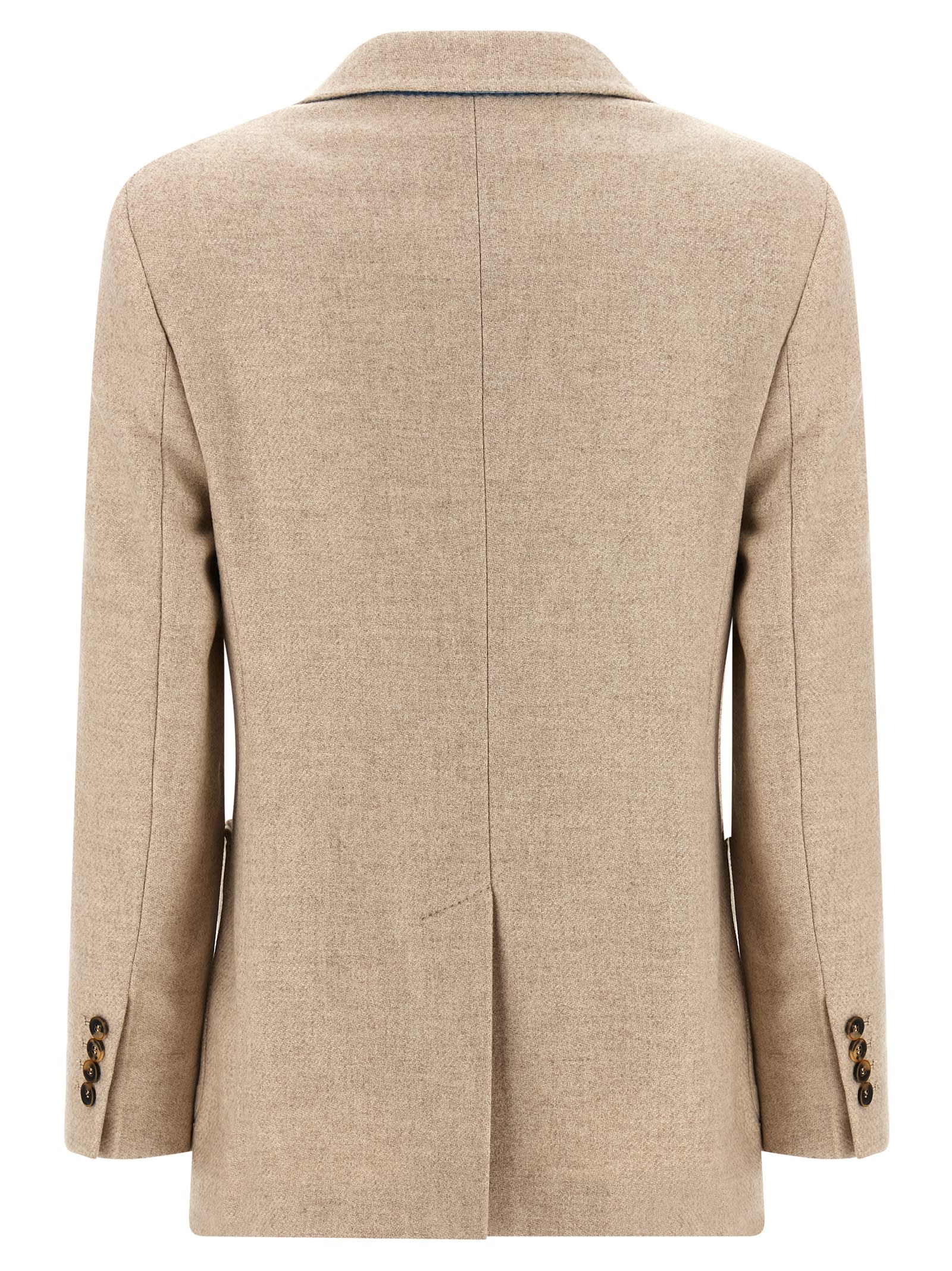 Max Mara Single-breasted Blazer In Burgundy