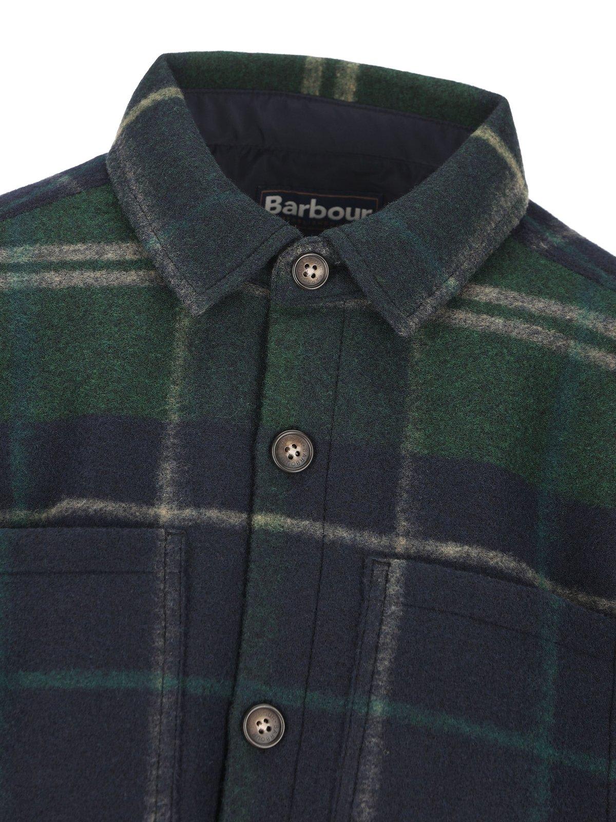 BARBOUR CHECKED LONG-SLEEVED OVERSHIRT 