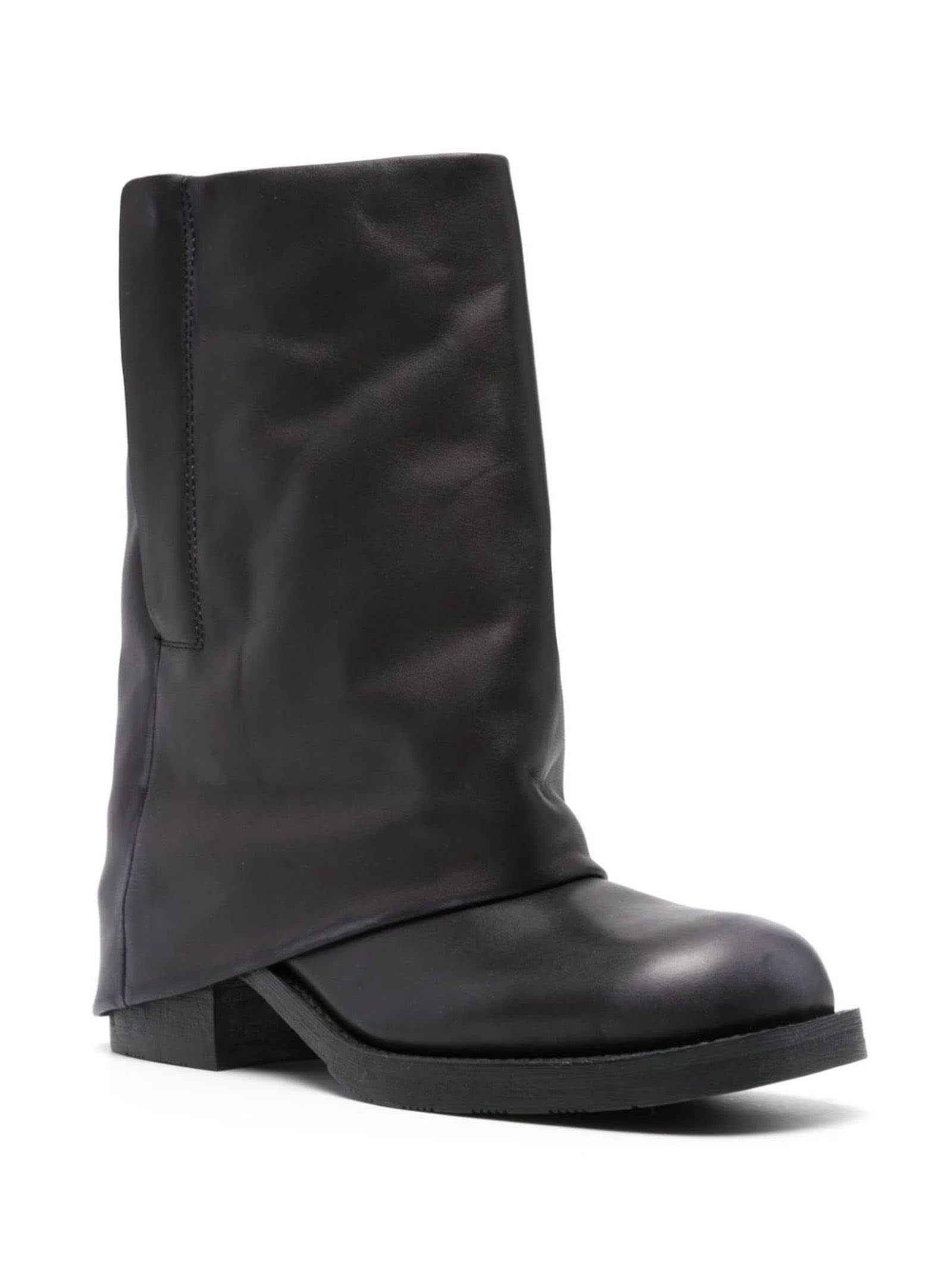 Shop Ash Black Calf Leather Tijuana Boots