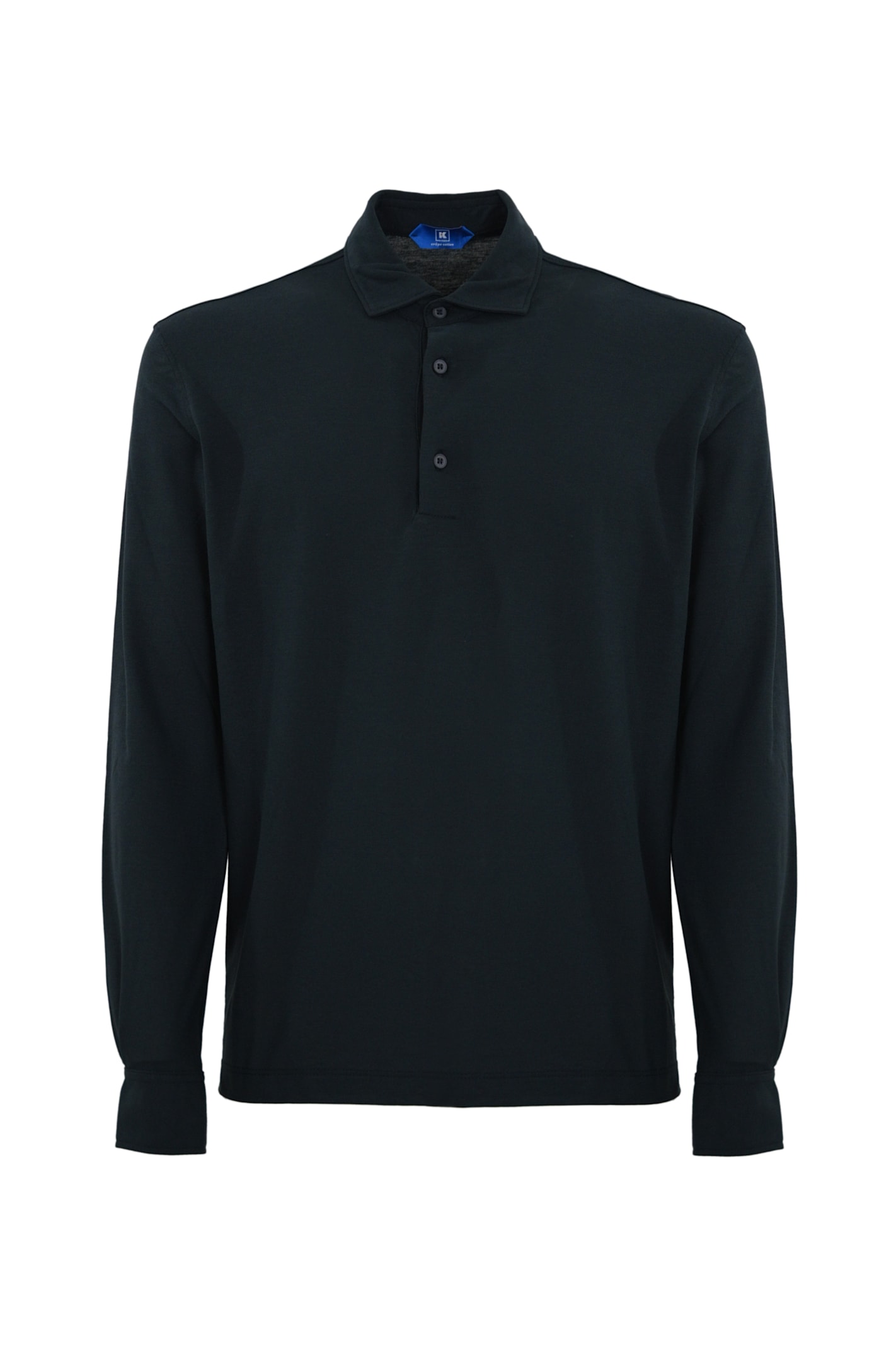 Long-sleeved Cotton Polo