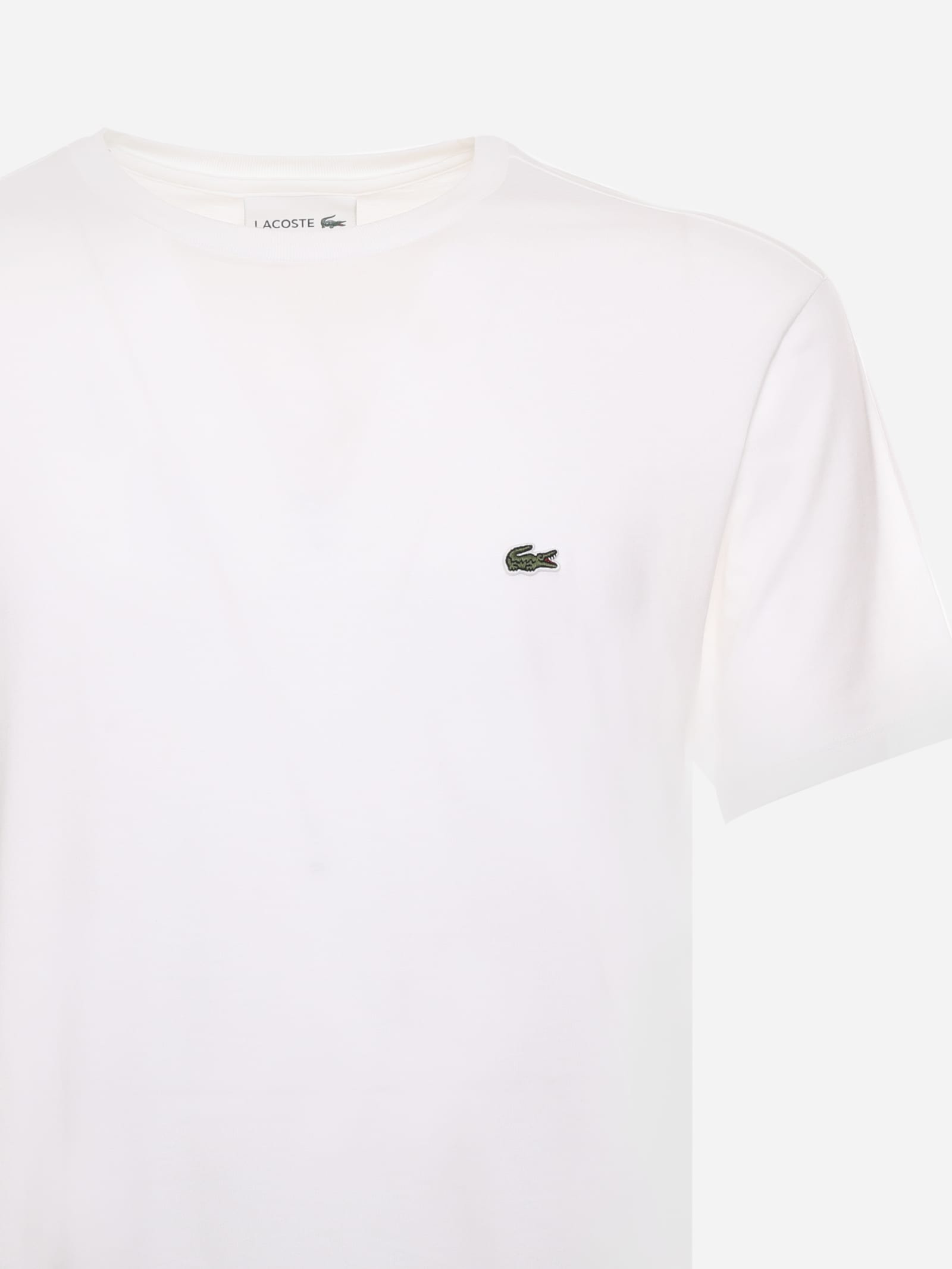 Shop Lacoste T-shirt Polo Classic In Blanc