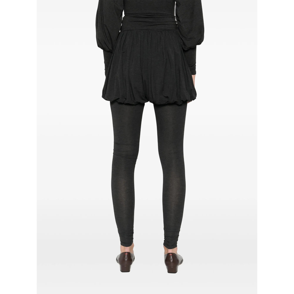 Paloma Wool Caly Skirt Overlay Leggings In Black