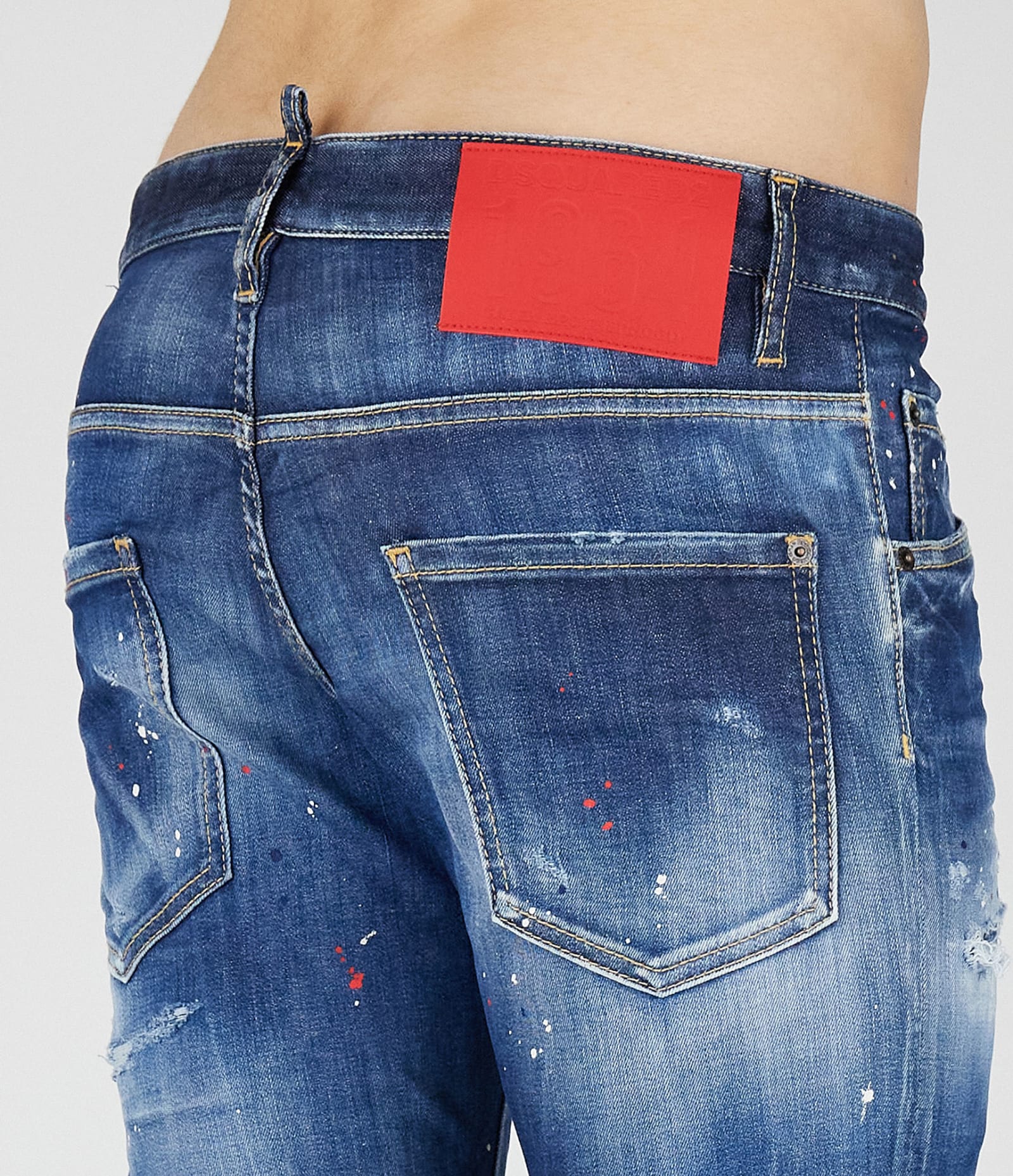 Shop Dsquared2 5 Pockets In Blue Navy