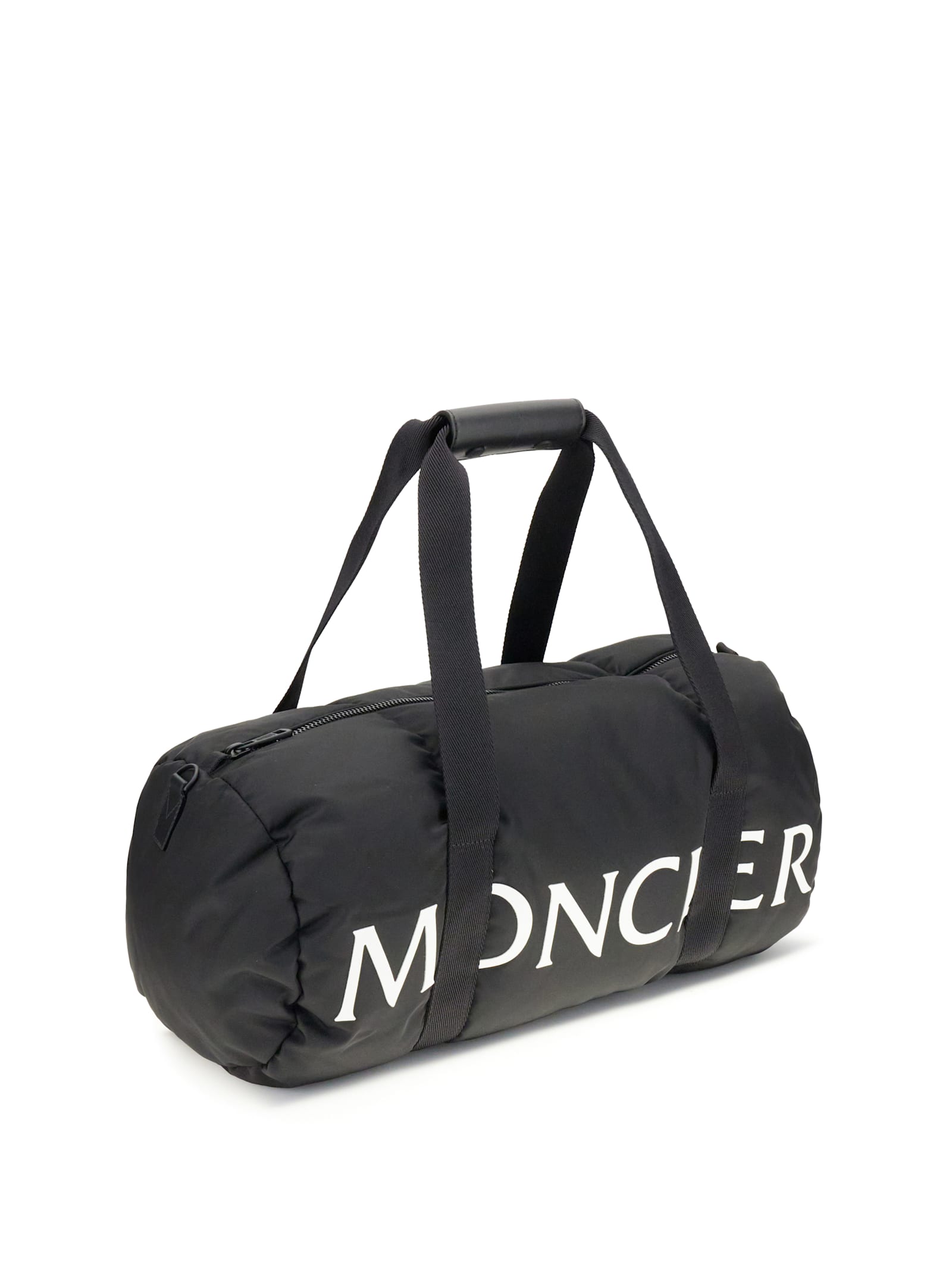 Moncler Men Duffle Travel Bag In Black