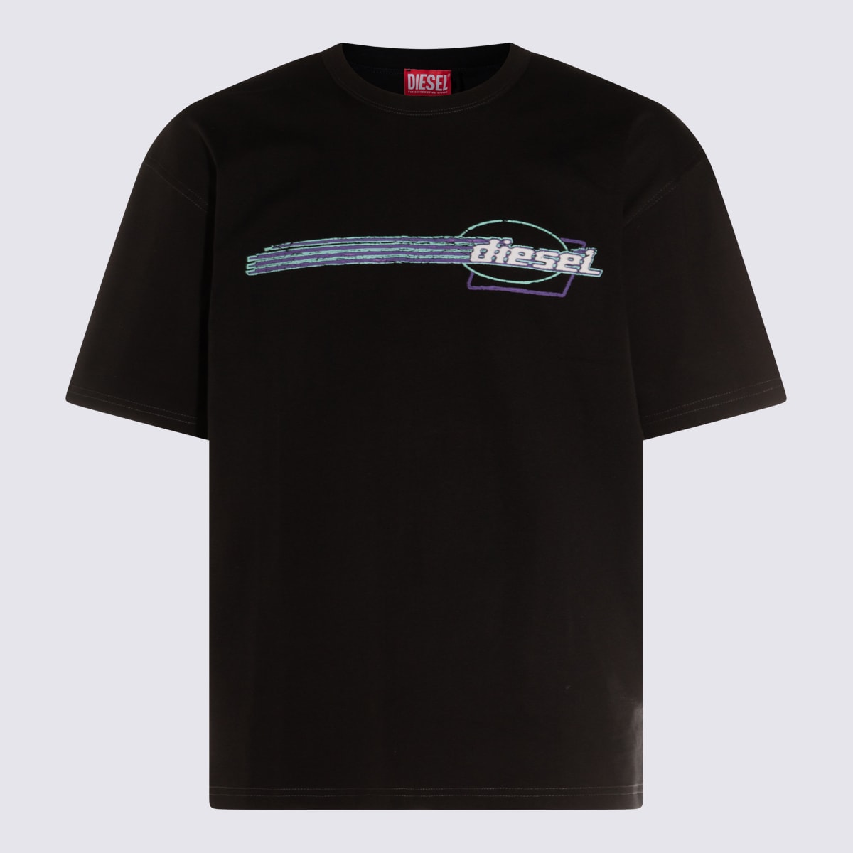 Diesel Mens T-boxt-r16 Relaxed-fit Cotton T-shirt 9xx In Multi