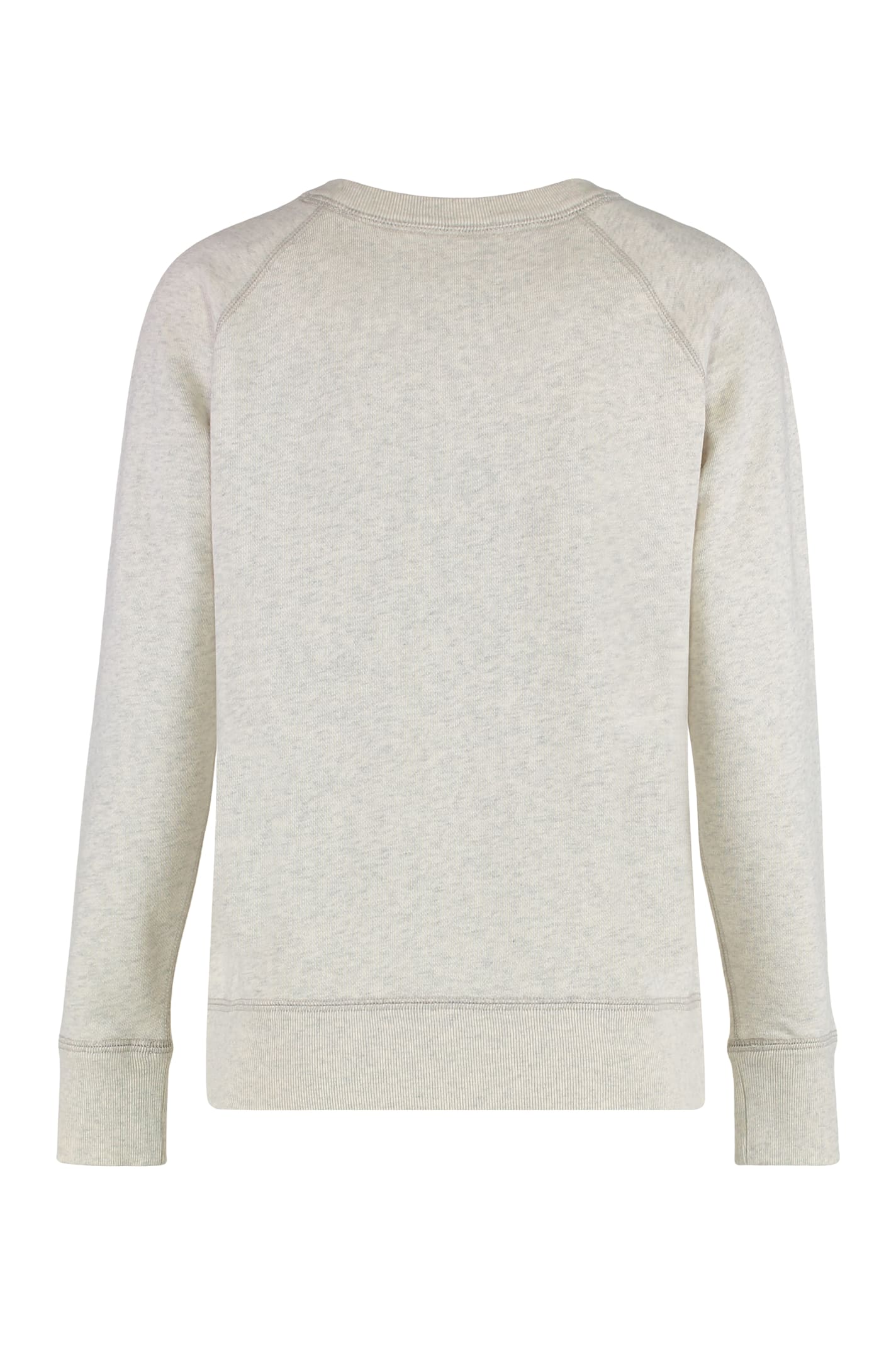 Isabel Marant Étoile Millyny Cotton Blend Crew-neck Sweatshirt In White