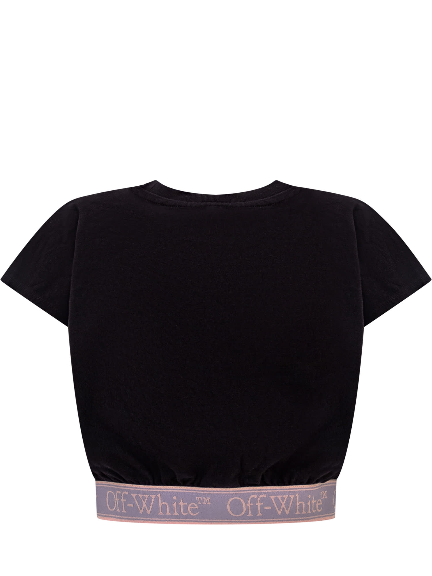 Shop Off-white Bookish Top In Black Lilac